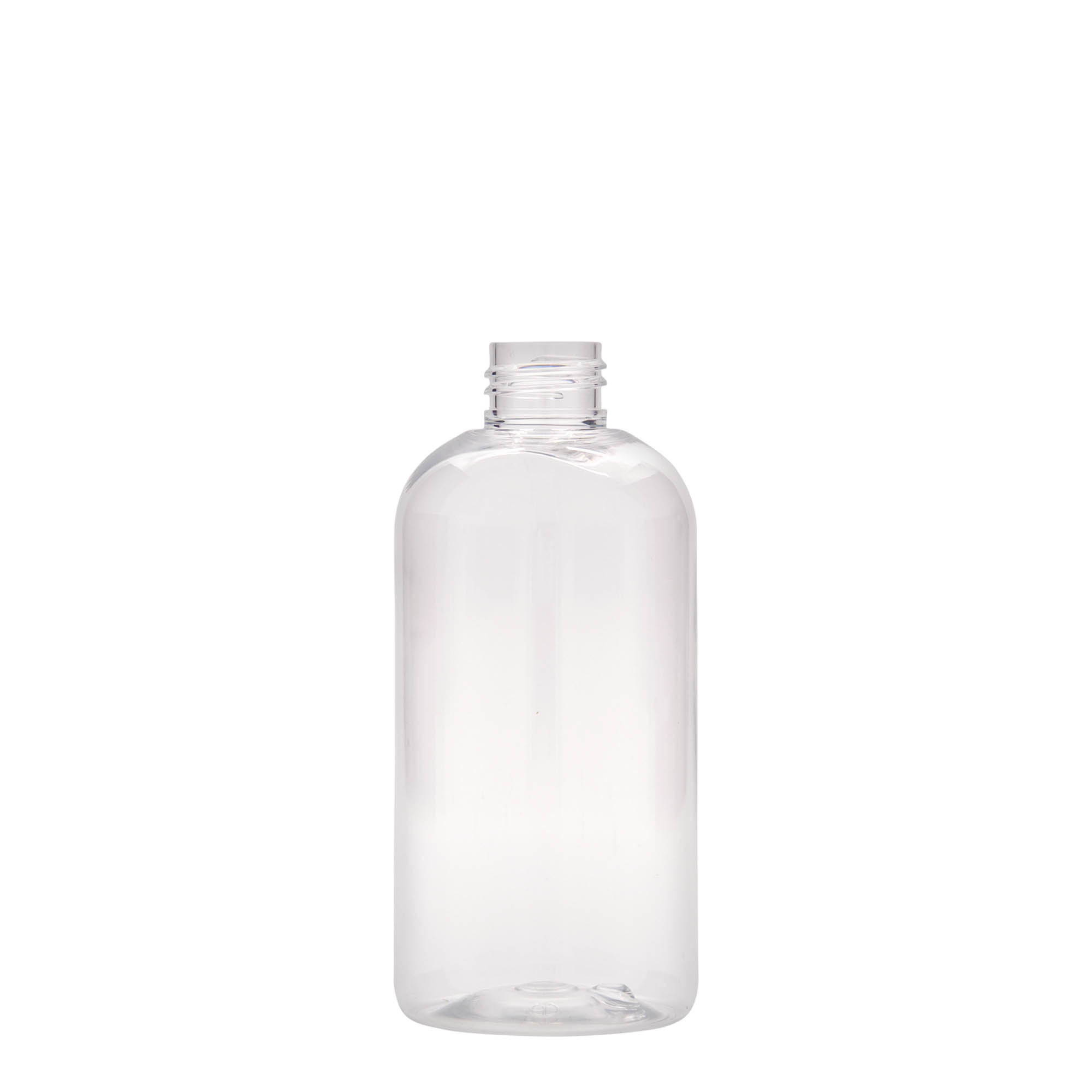 250 ml PET-pullo ”Boston”, muovia, suuaukko: 24/410
