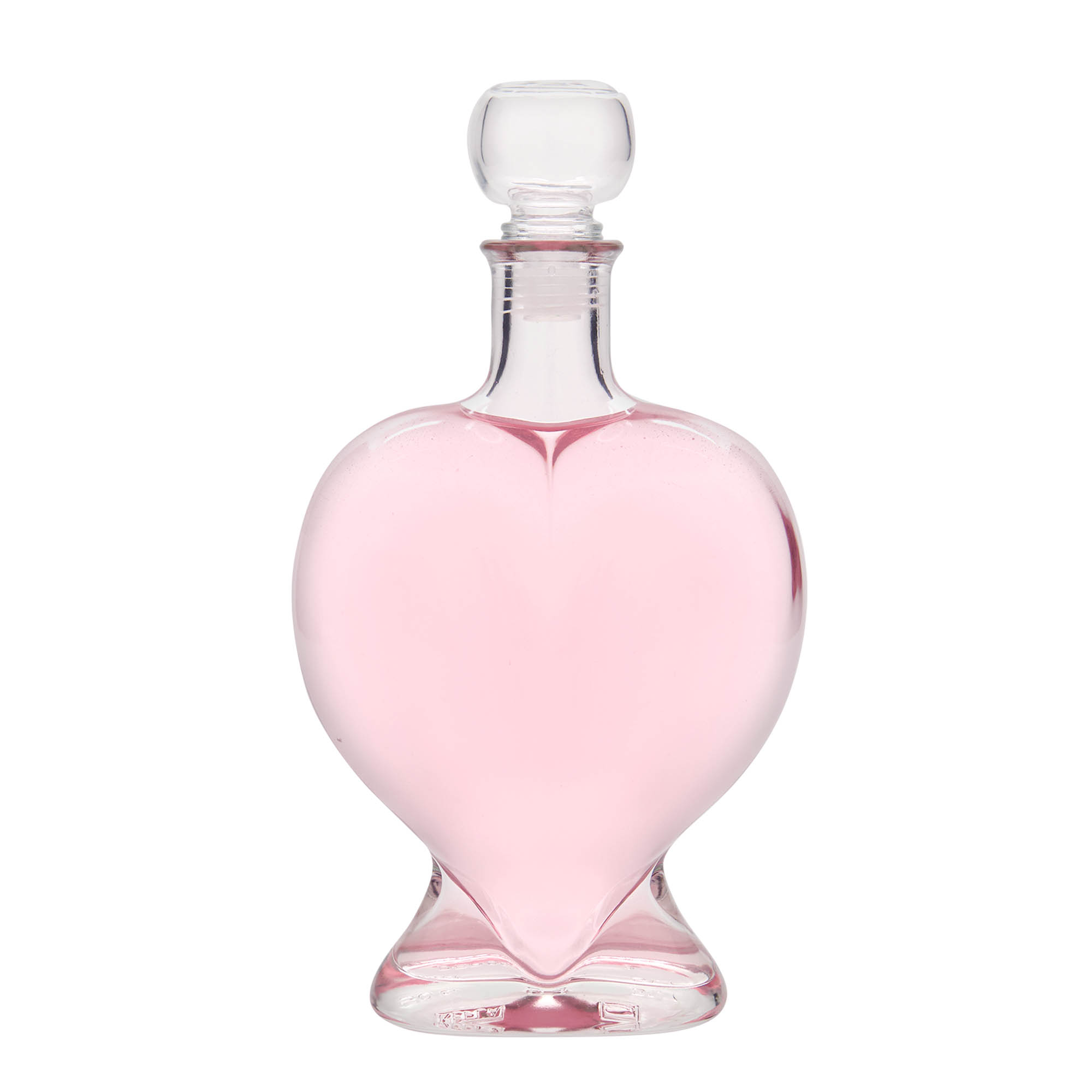 500 ml lasipullo ”Herz”, suuaukko: korkki