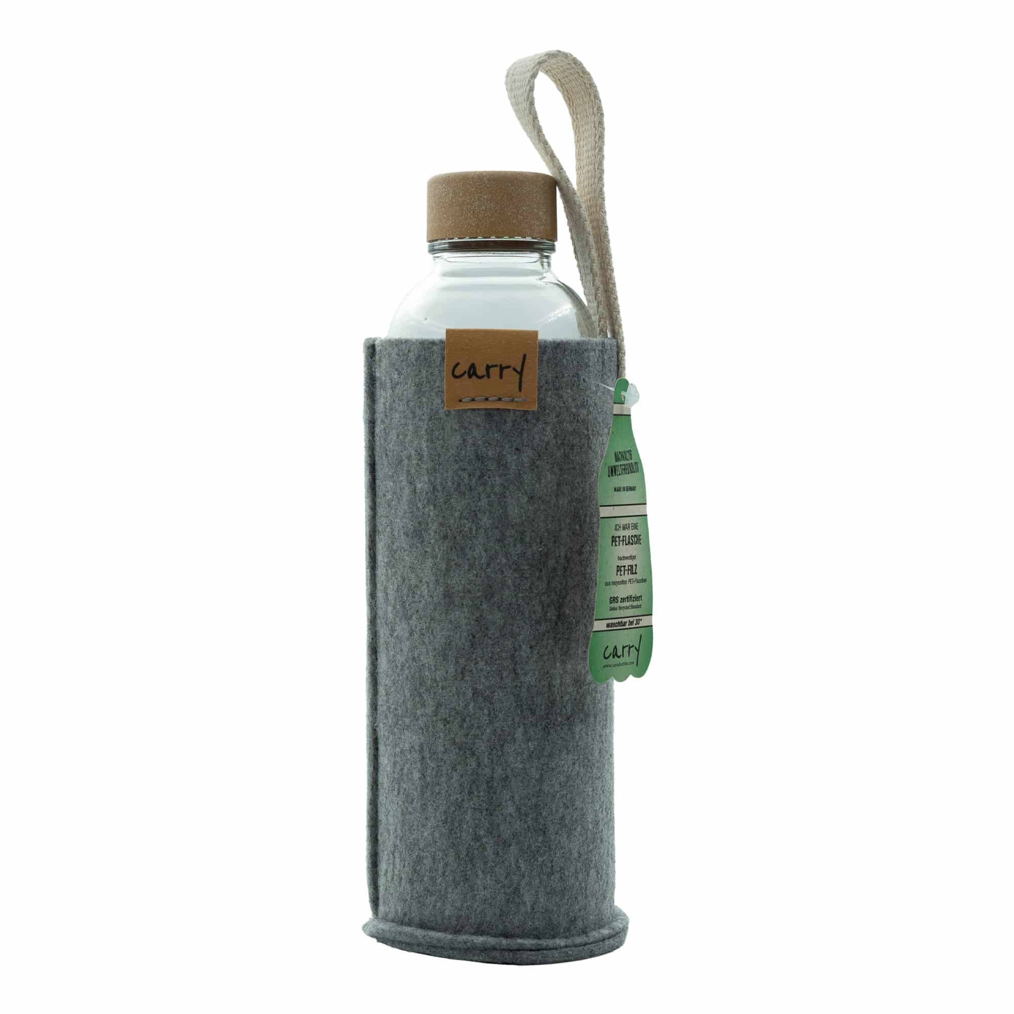 CARRY-hiha, tekstiili, harmaa