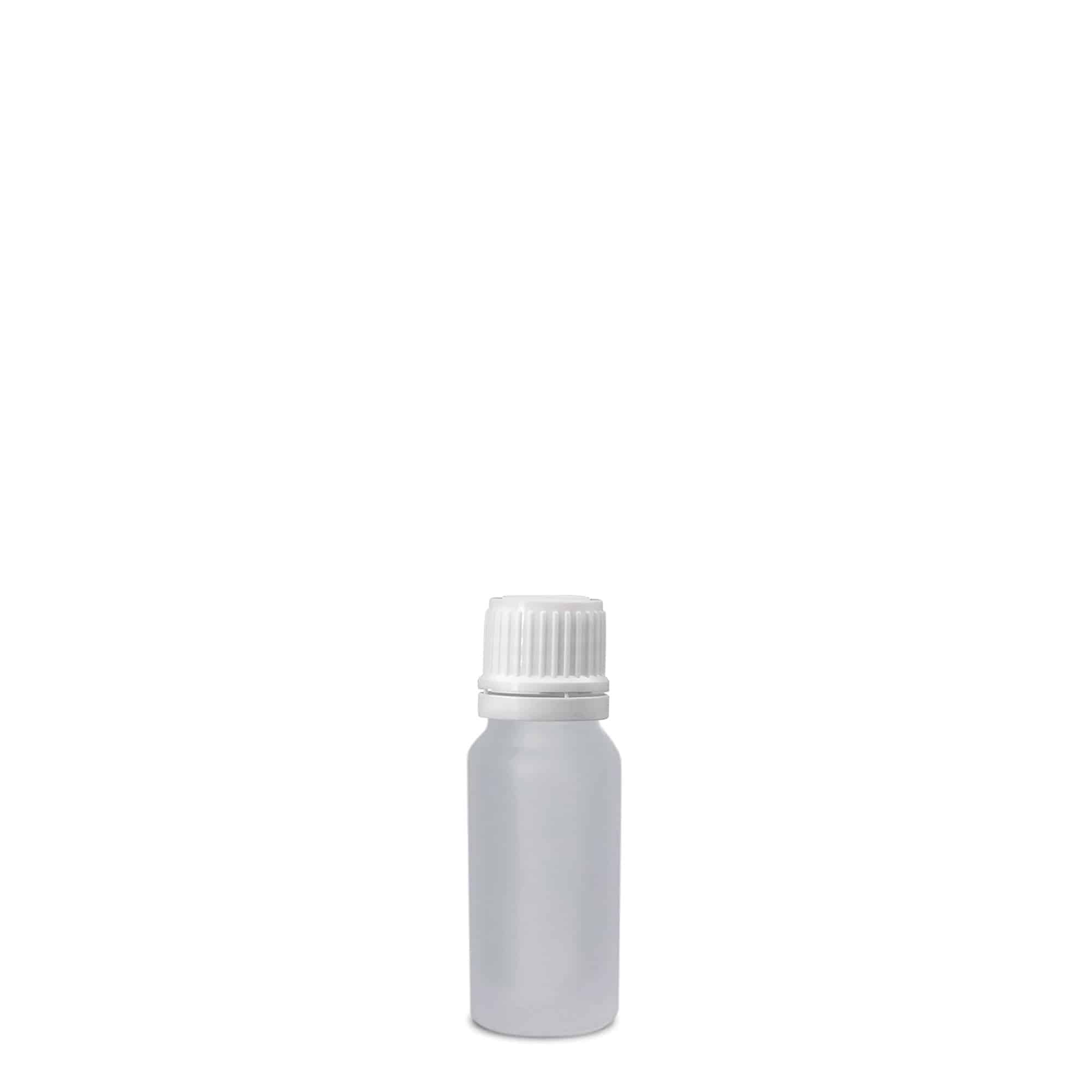10 ml lääkepullo, lasi, huurrettu, suu: DIN 18
