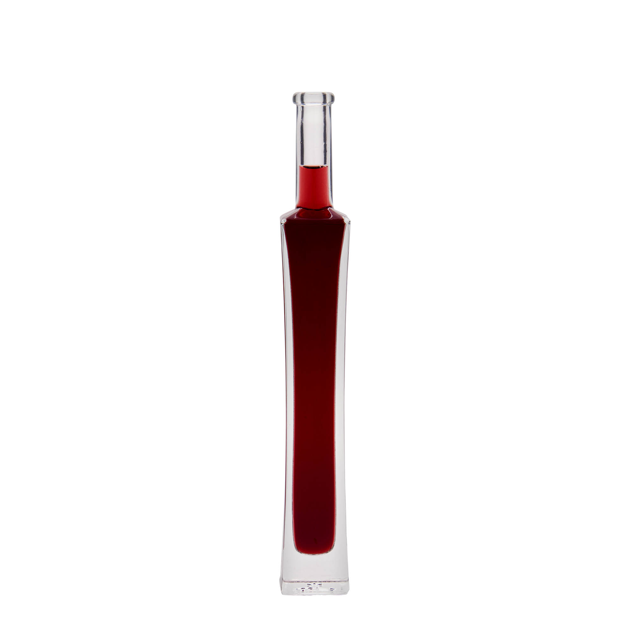 100 ml lasipullo 'Koko', nelikulmainen, suuaukko: korkki