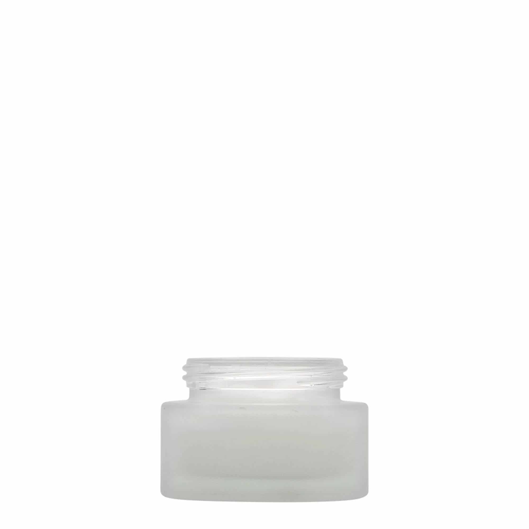 30 ml purkki 'Platin Edition', lasia, huurrettu, suuaukko: ruuvikorkki