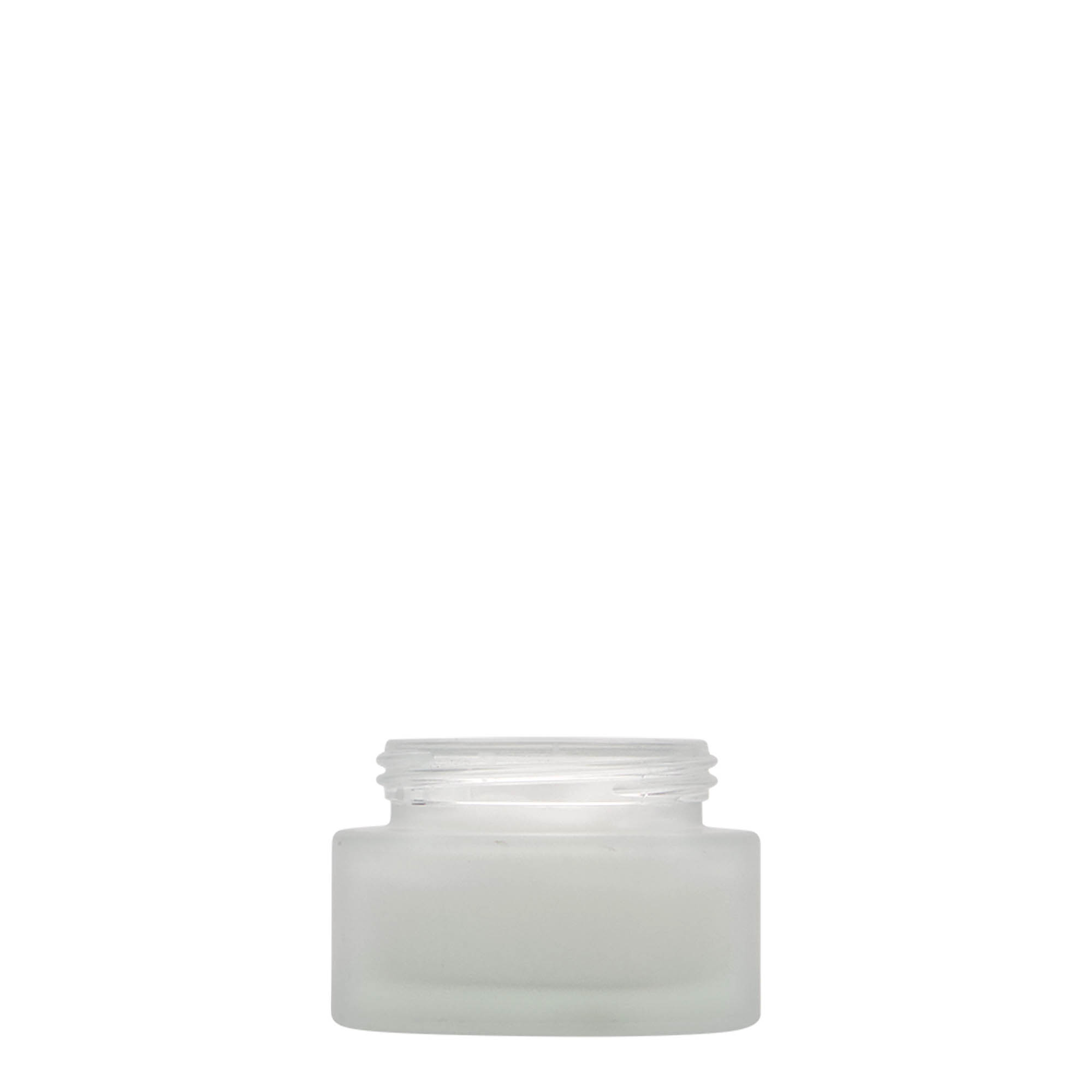 30 ml purkki 'Platin Edition', lasia, huurrettu, suuaukko: ruuvikorkki