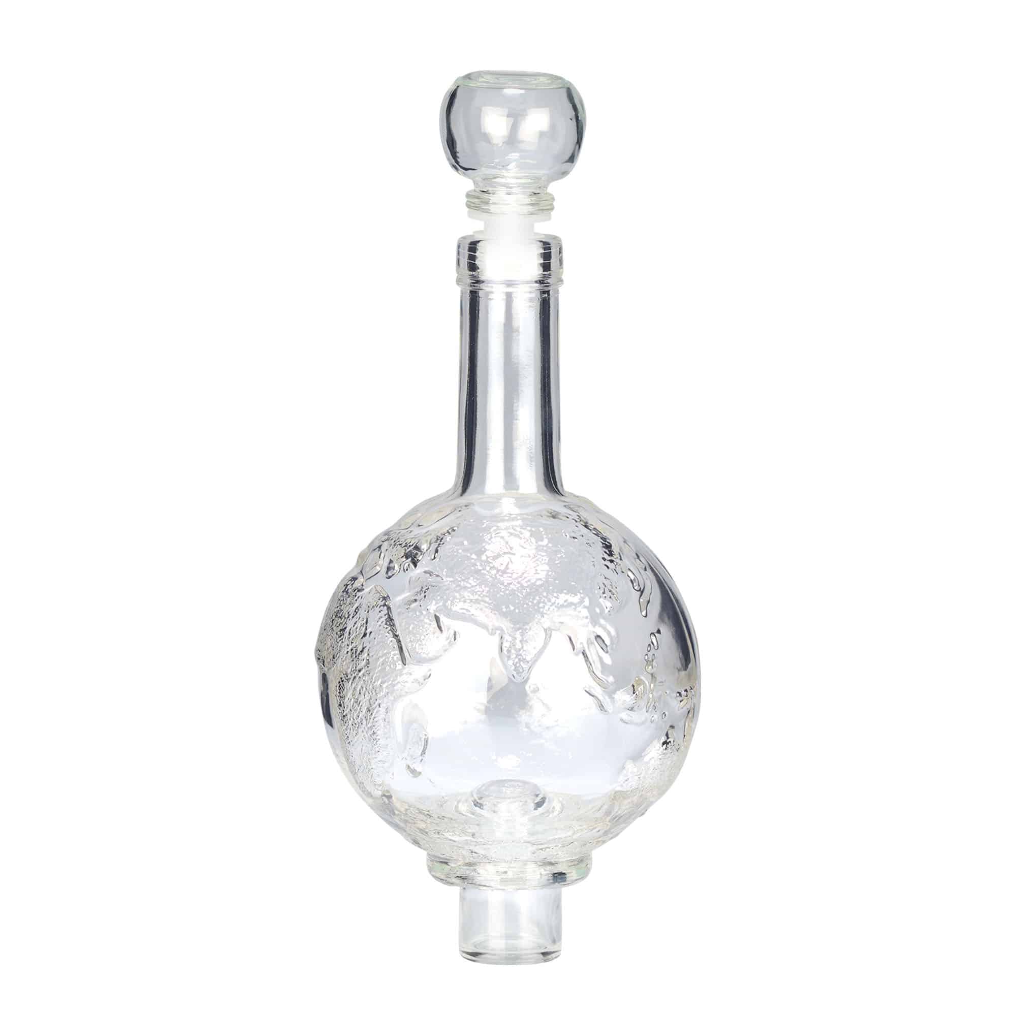 500 ml lasipullo 'Globus', suuaukko: korkki
