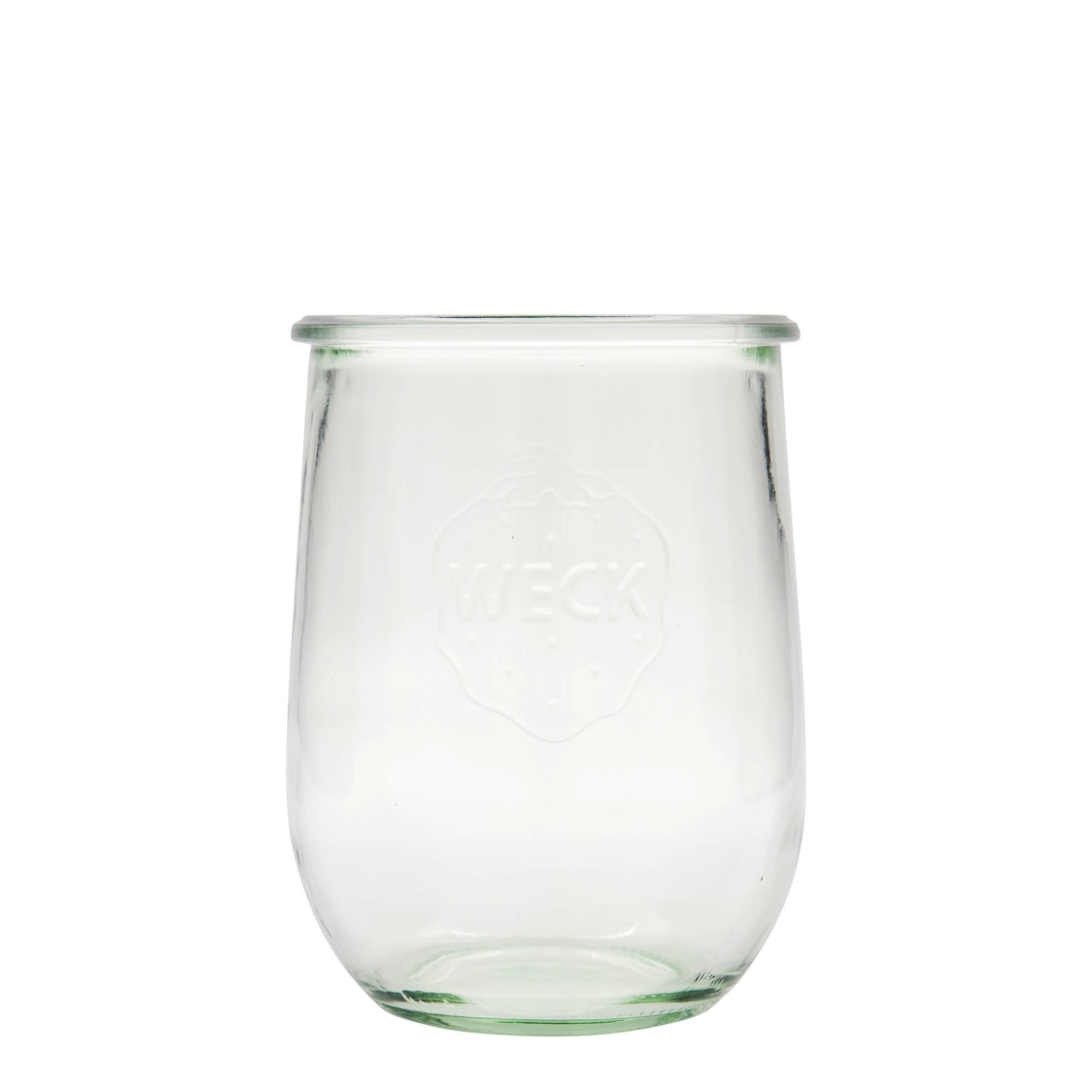 1.050 ml WECK-tulppalasi #, suuaukko: pyöreä reuna 1.050 ml WECK-tulppalasi #, suuaukko: pyöreä reuna