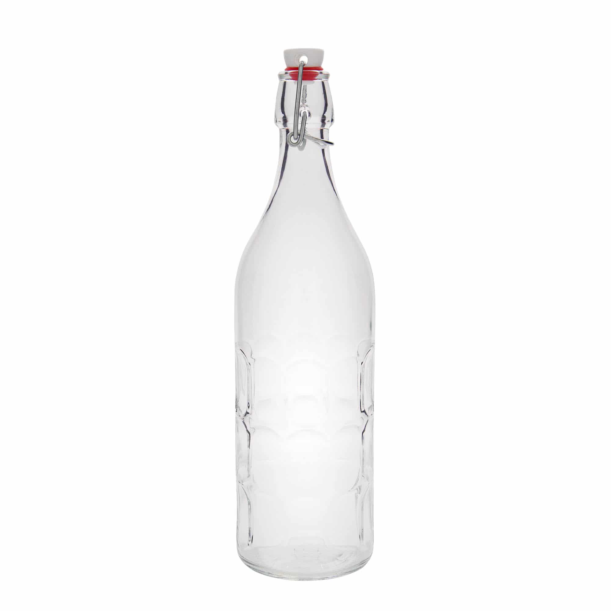 1000 ml lasipullo Moresca, suu: patenttikorkki 1000 ml lasipullo Moresca, suu: patenttikorkki