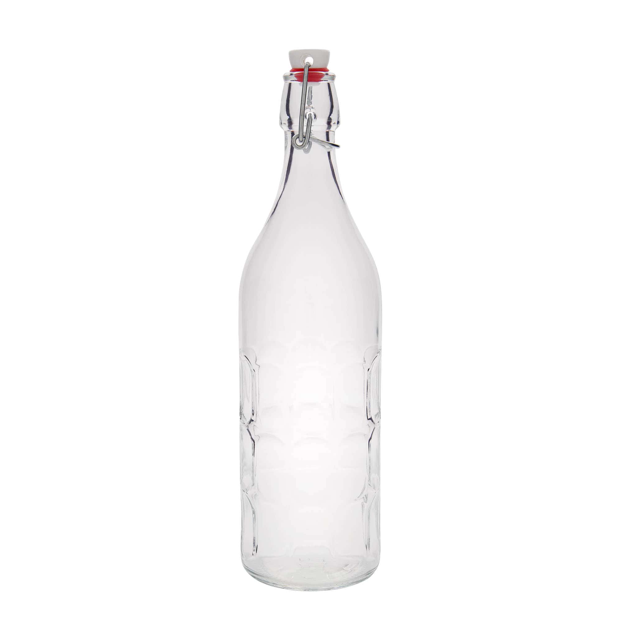 1 000 ml lasipullo Moresca, suuaukko: saranakorkki