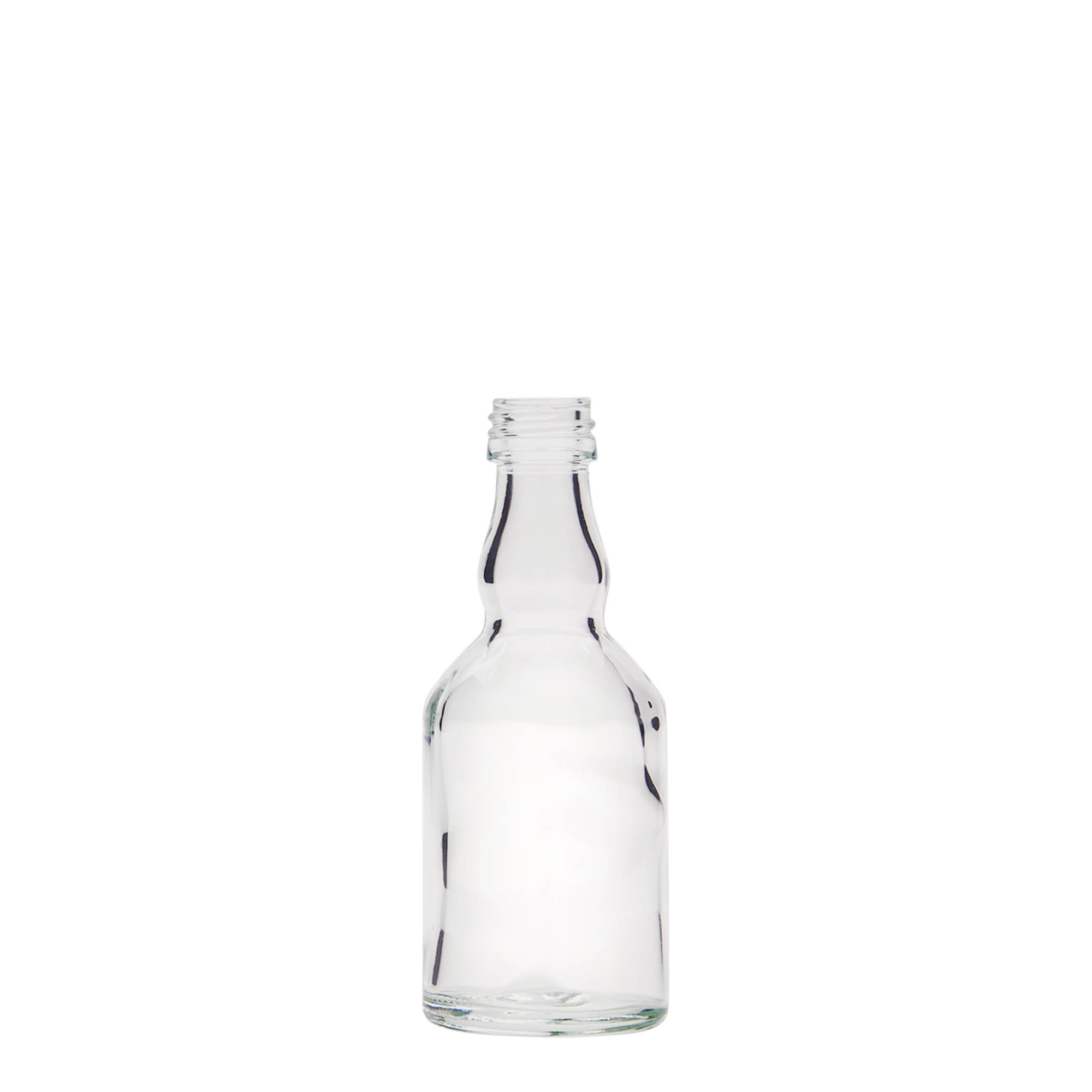 50 ml lasipullo 'Georgio', suuaukko: PP 18 50 ml lasipullo 'Georgio', suuaukko: PP 18