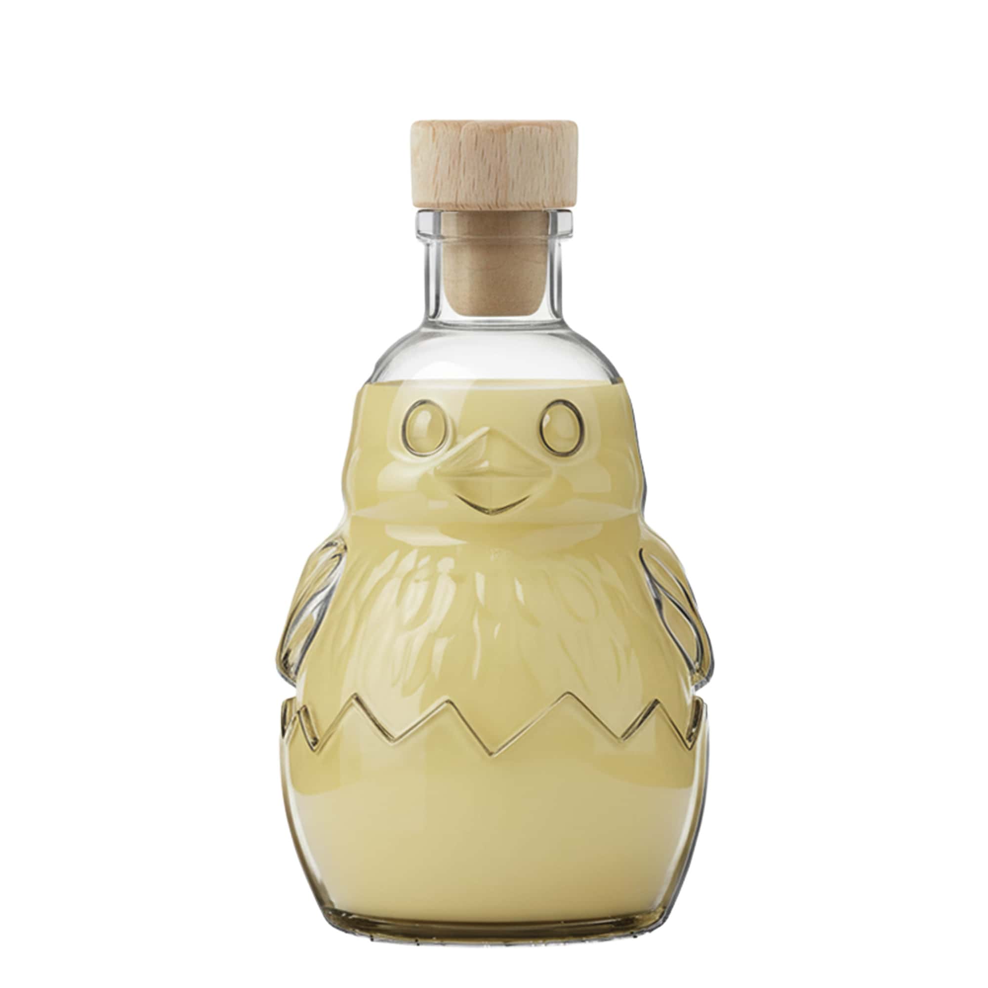 200 ml lasipullo 'Poikanen', suuaukko: korkki