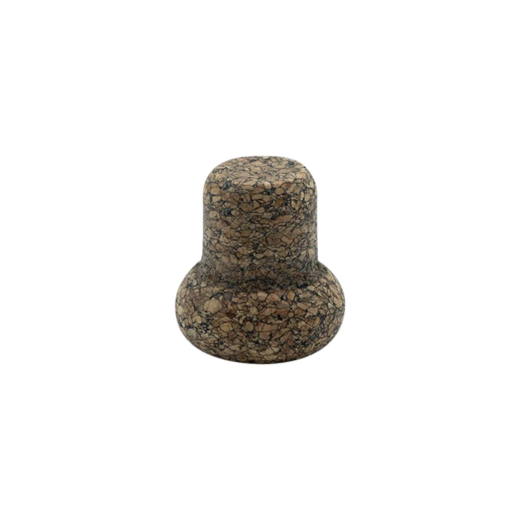 Luonnonkorkit 'Barrel' 22,5 mm, Corkcoal, suu: korkki