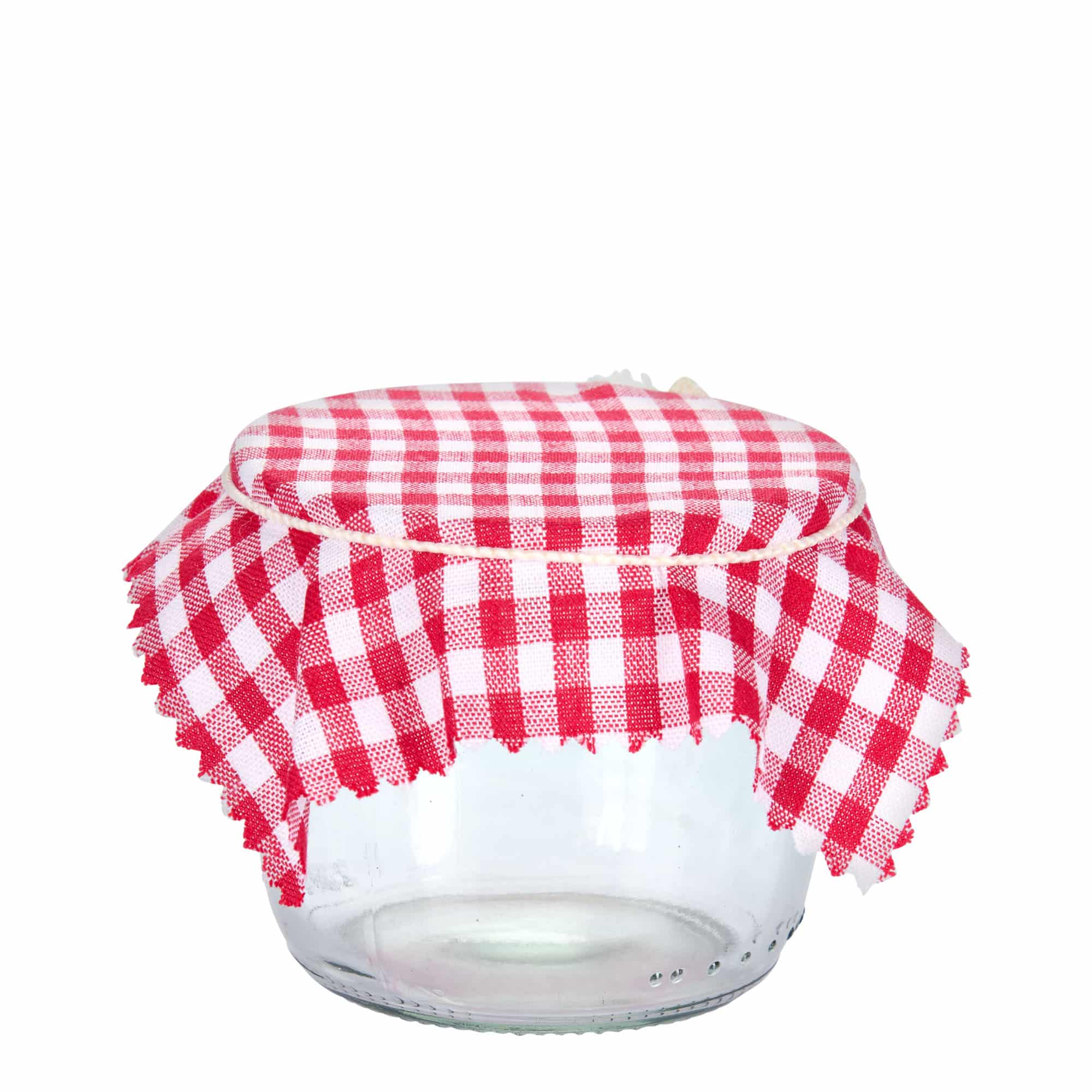 Kangasliina ruudullinen 12x12, neliö, tekstiili, punainen, suuaukko: TO38-TO53