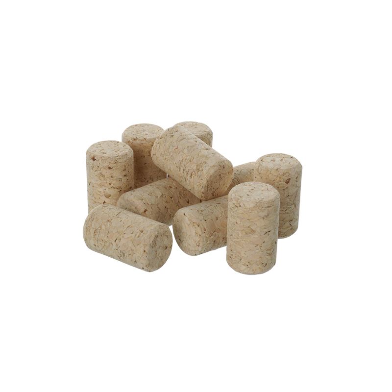 Viinipullon korkki 22,5 mm, puristuskorkki, beige, suulle: korkki Viinipullon korkki 22,5 mm, puristuskorkki, beige, suulle: korkki