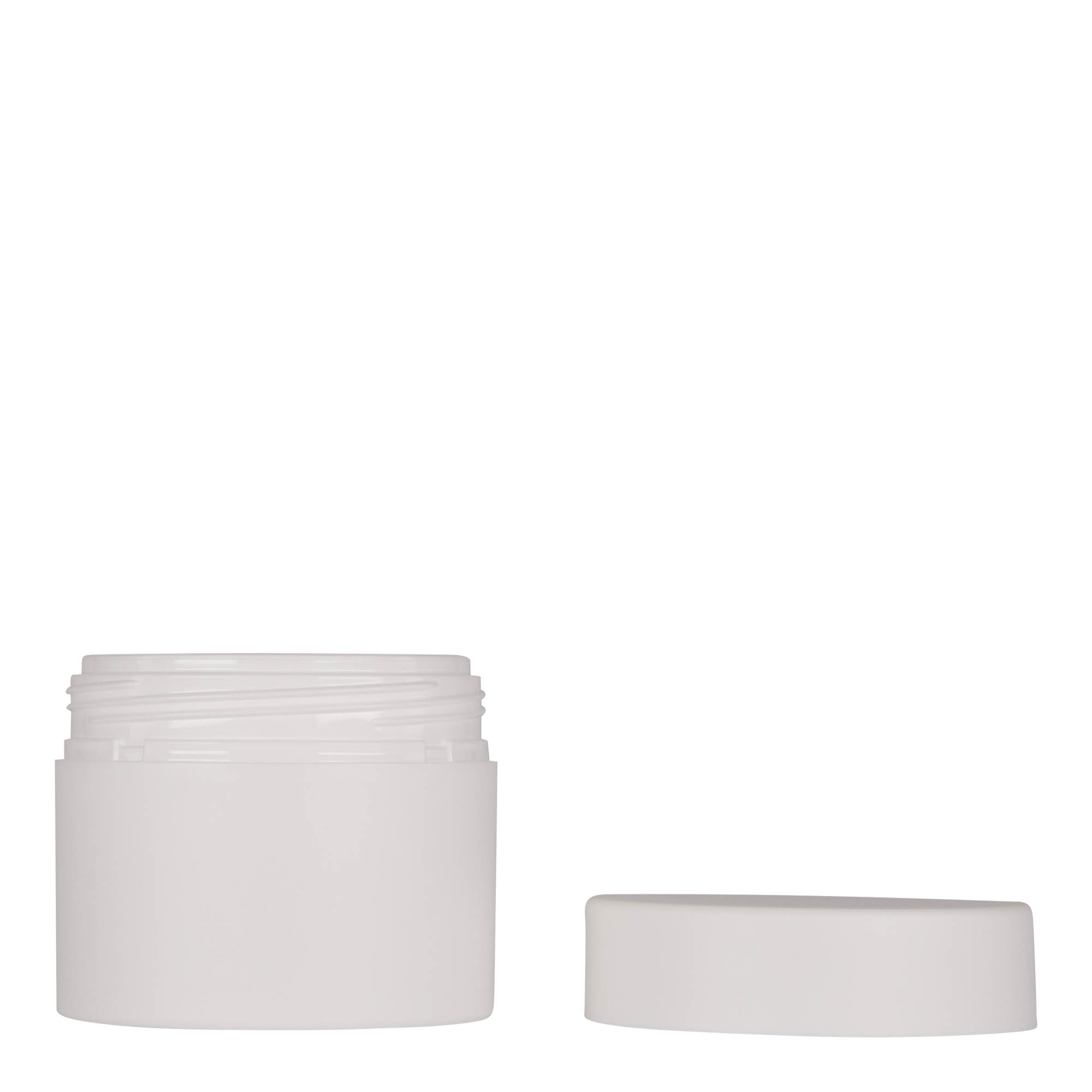 100 ml muovipurkki ”Antonella”, PP, valkoinen, suuaukko: ruuvikorkki