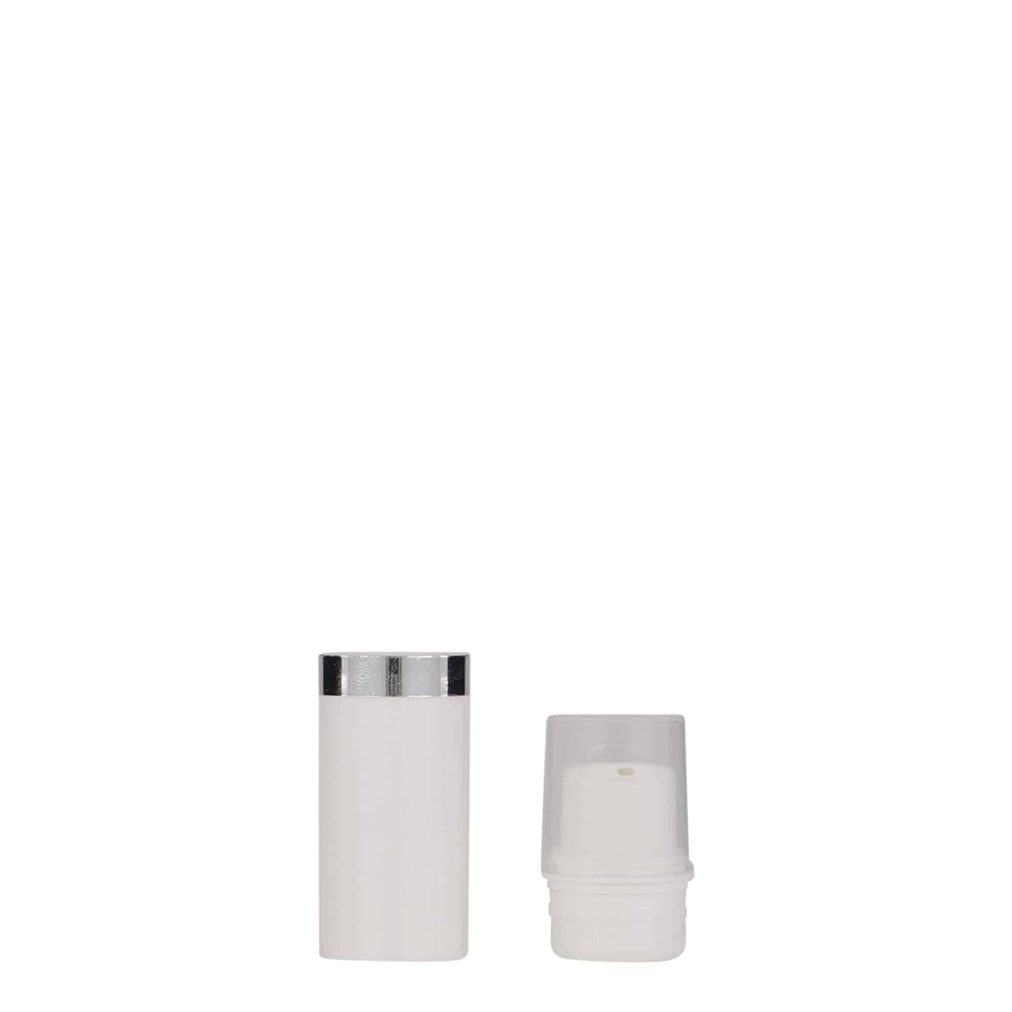 5 ml Airless-annostelija 'Nano', PP-muovia, valkoinen