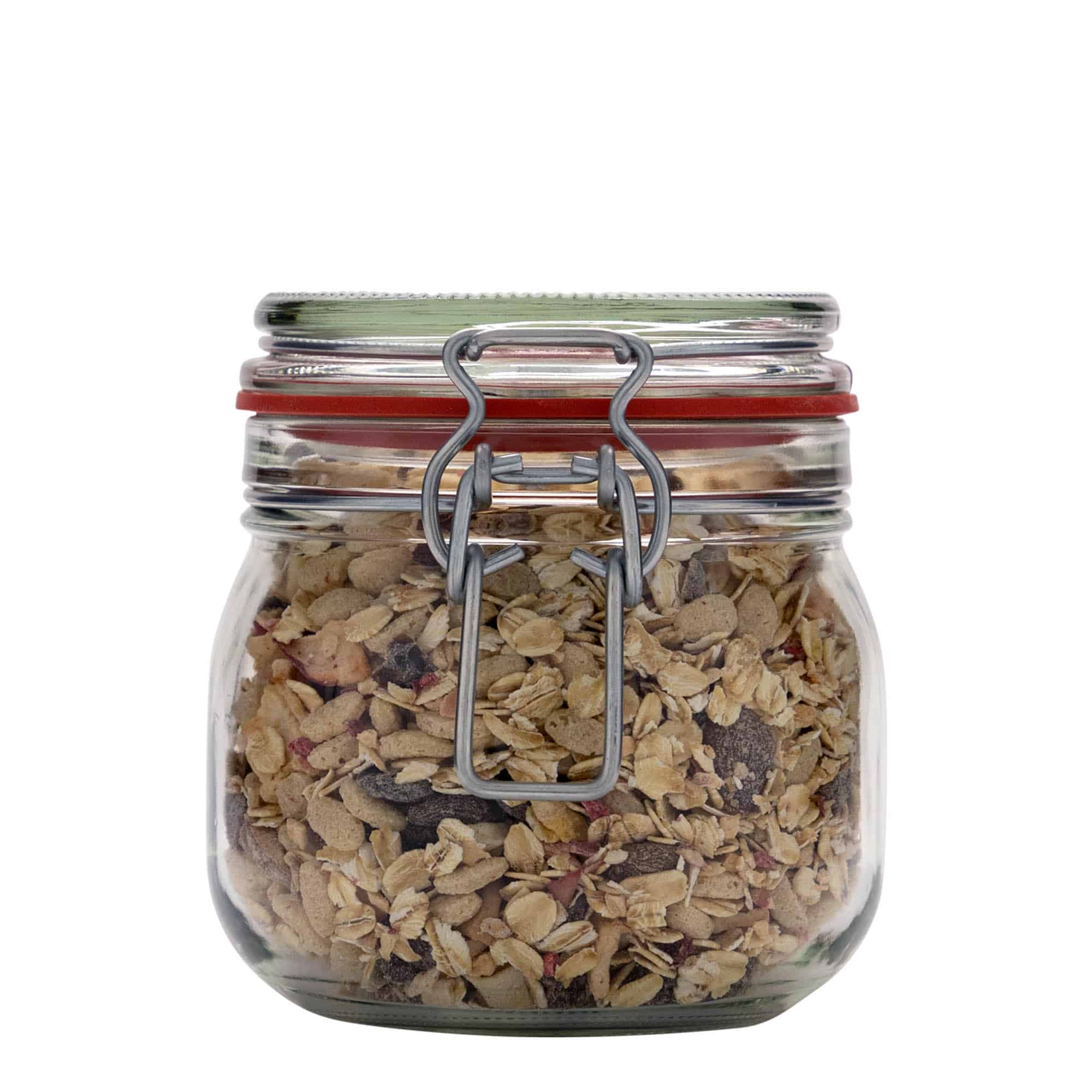 634 ml pyöreä lankakahvallinen lasipurkki, suuaukko: lankakahvalukko