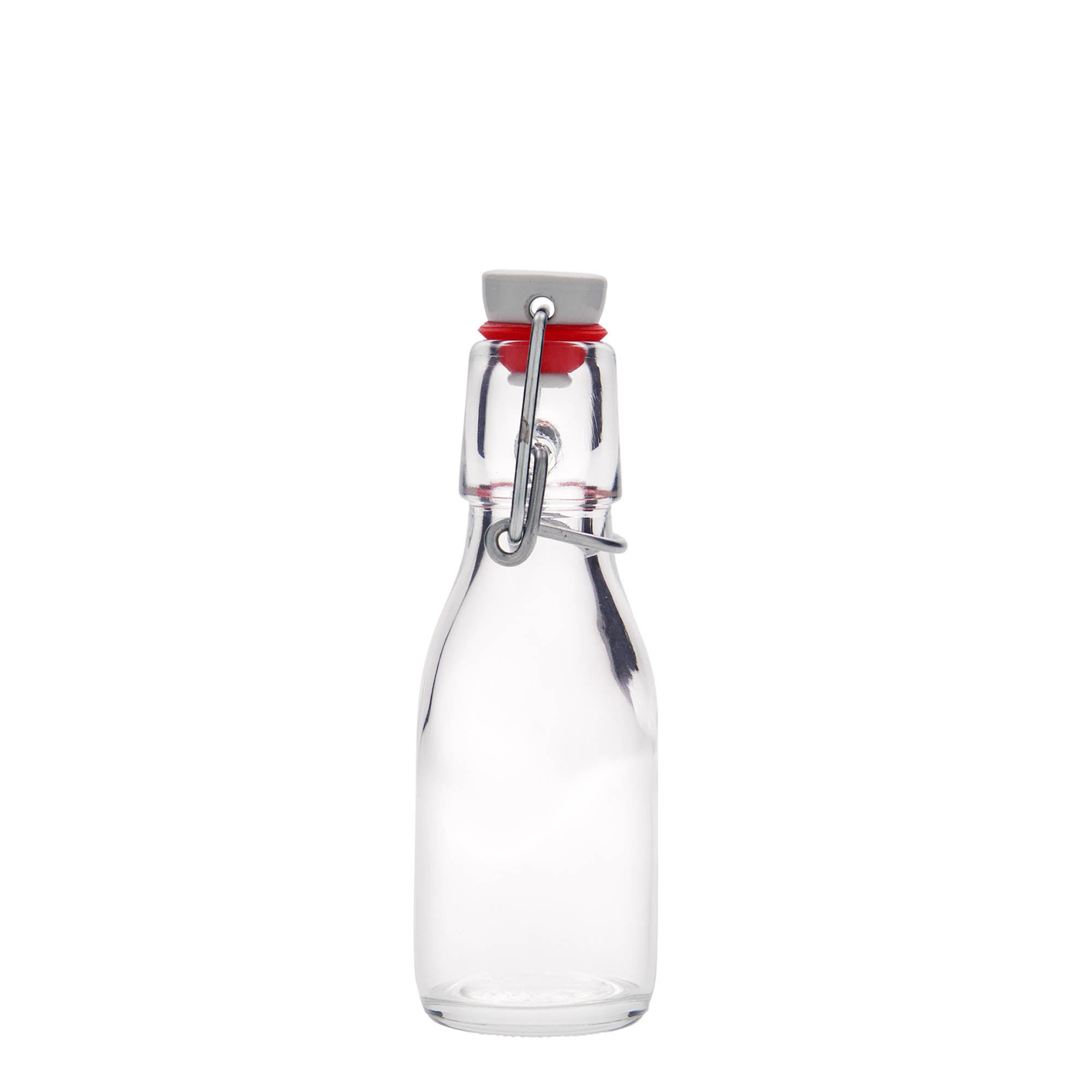 100 ml lasipullo 'Paul', suuaukko: kahvalukko