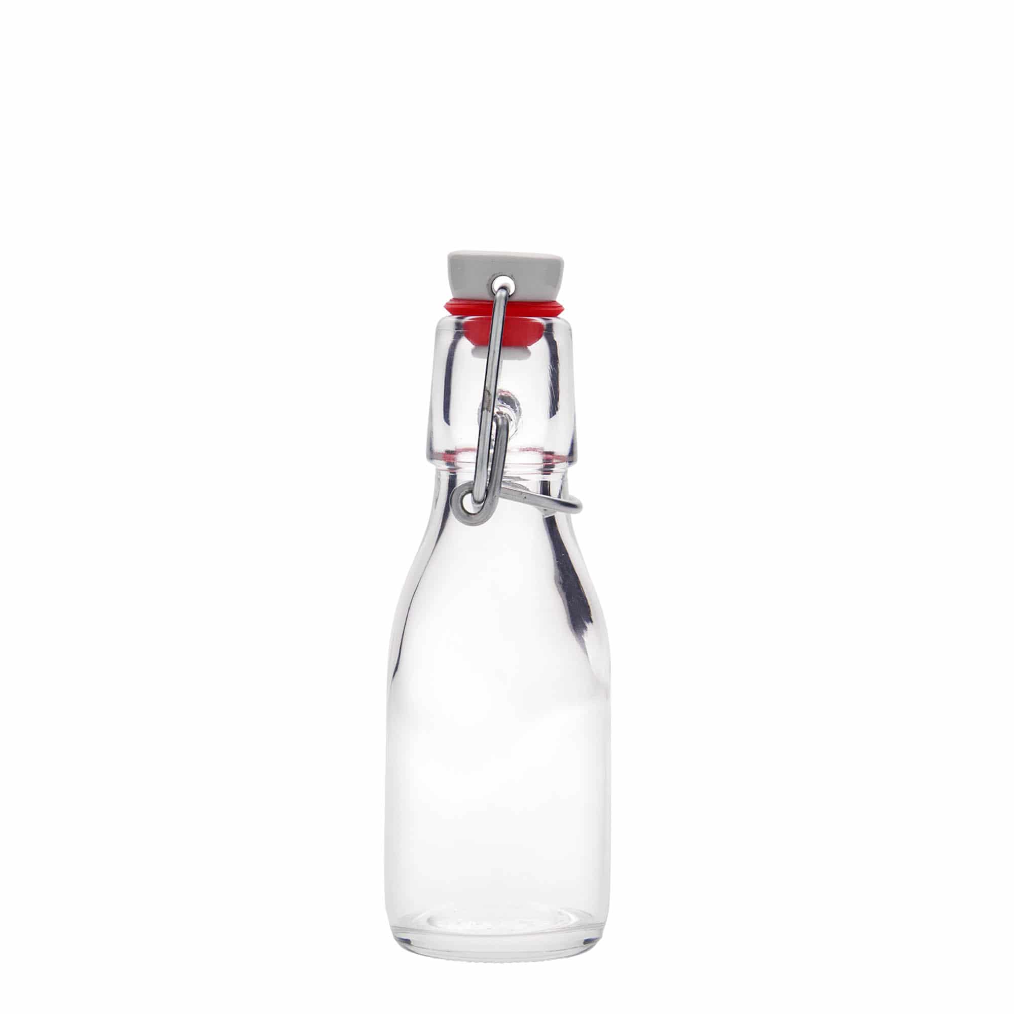 100 ml lasipullo 'Paul', suuaukko: kahvalukko