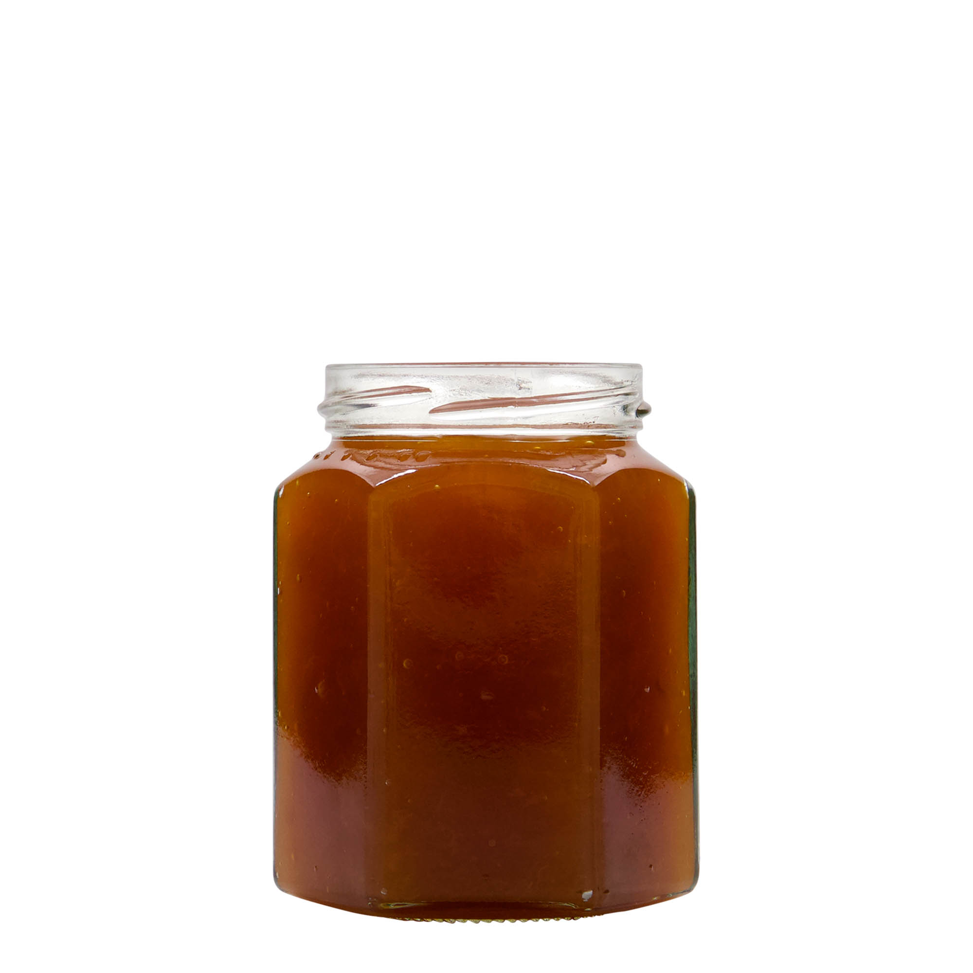 288 ml kuusikulmainen lasi, suuaukko: Twist-Off (TO 63)