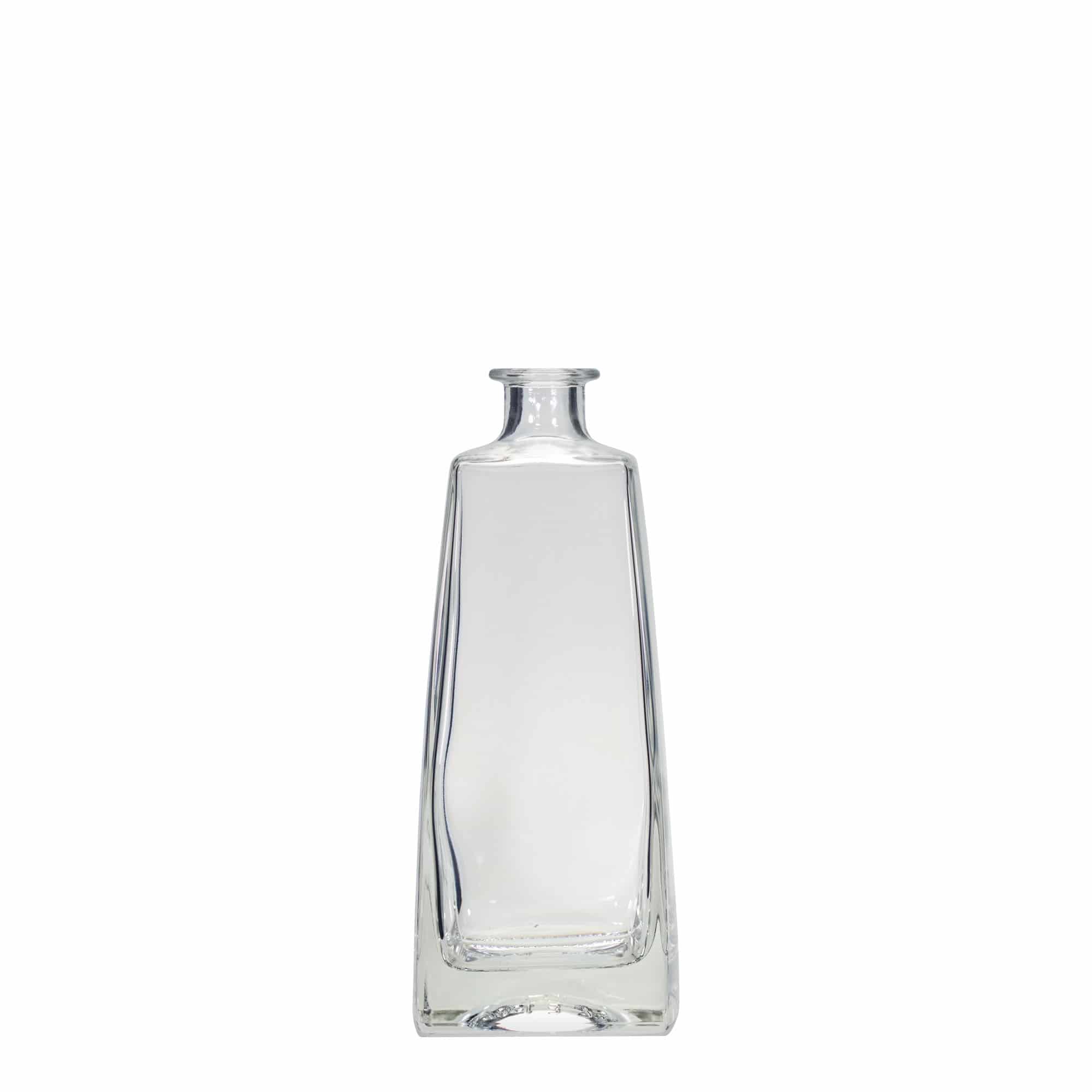 700 ml lasipullo 'Timmy', suorakaide, suuaukko: korkki
