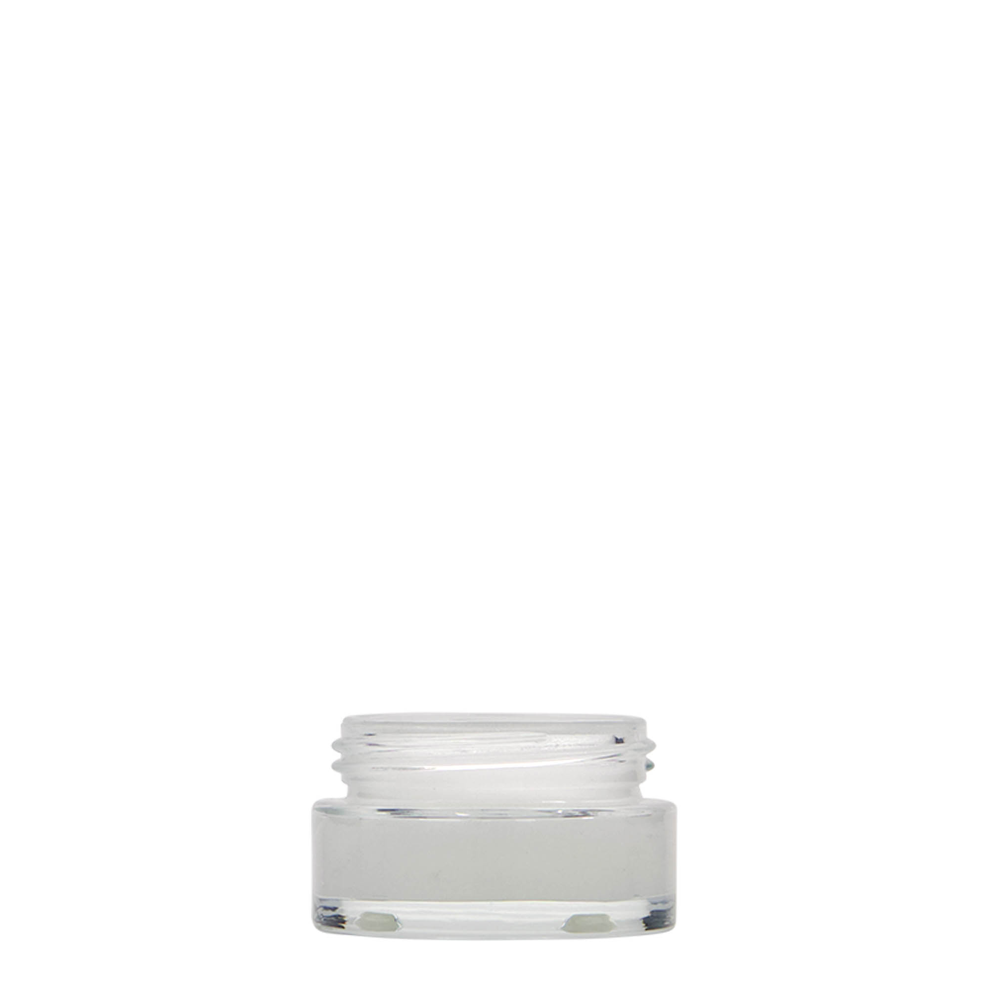 15 ml purkki 'Clear Edition', lasia, suuaukko: ruuvikorkki