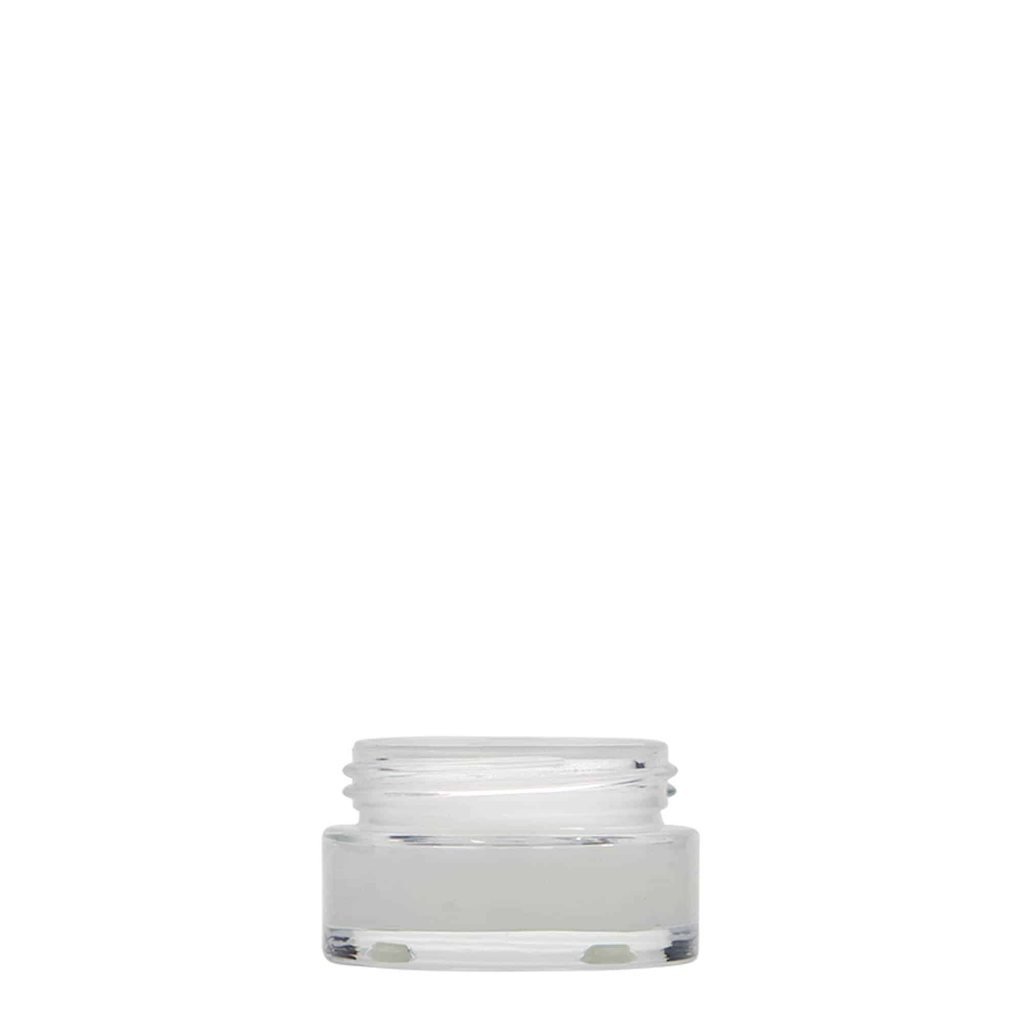 15 ml purkki 'Clear Edition', lasia, suuaukko: ruuvikorkki