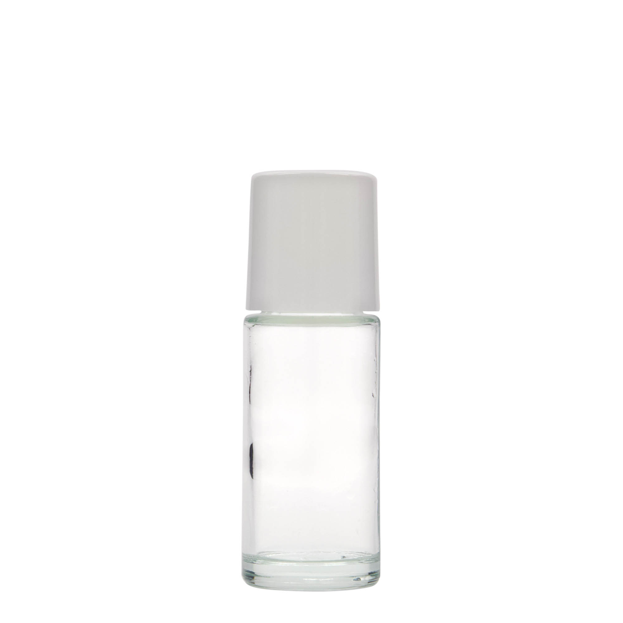 50 ml roll-on-pullo, lasia, suuaukko: ruuvikorkki