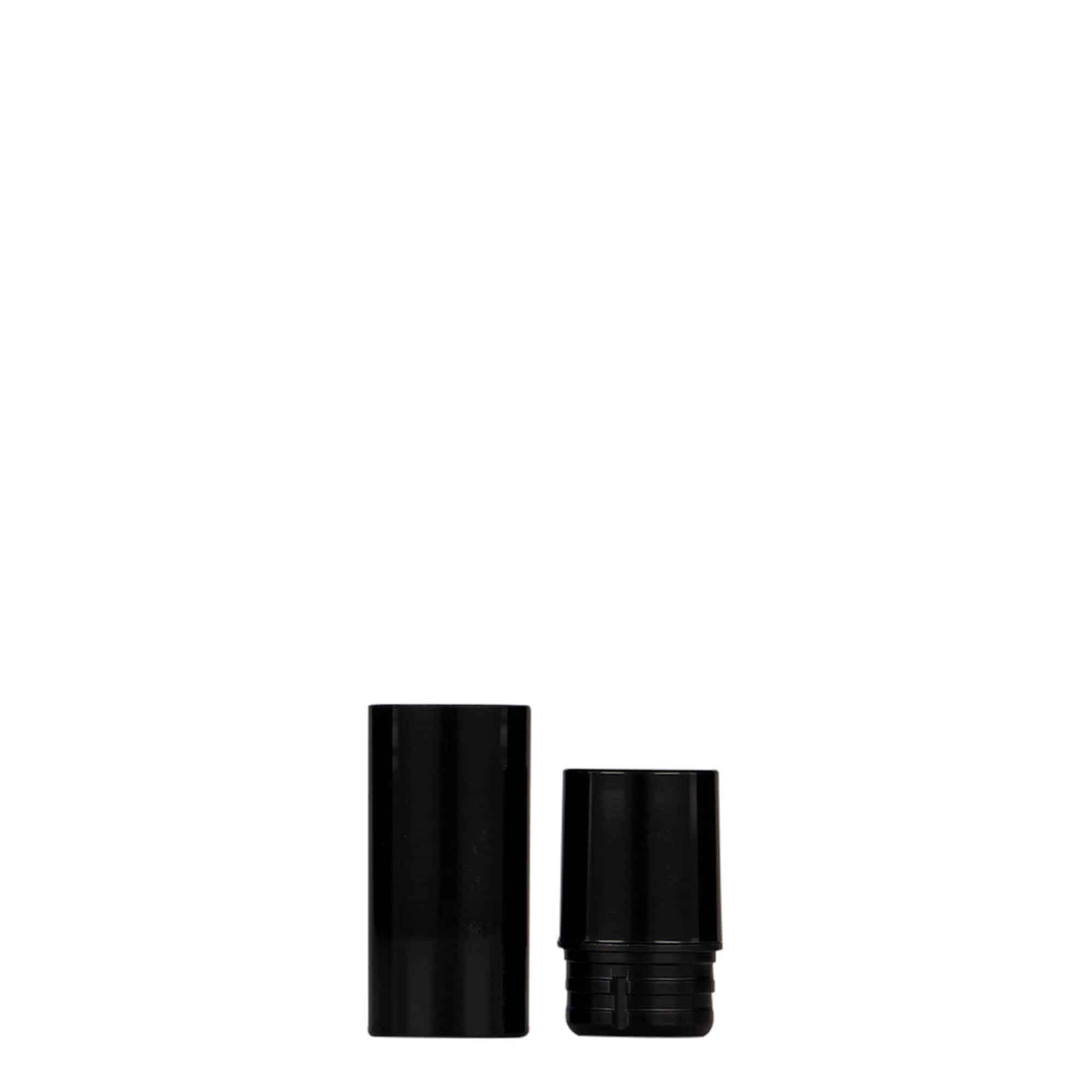 5 ml Airless-annostelija 'Nano', PP-muovi, musta