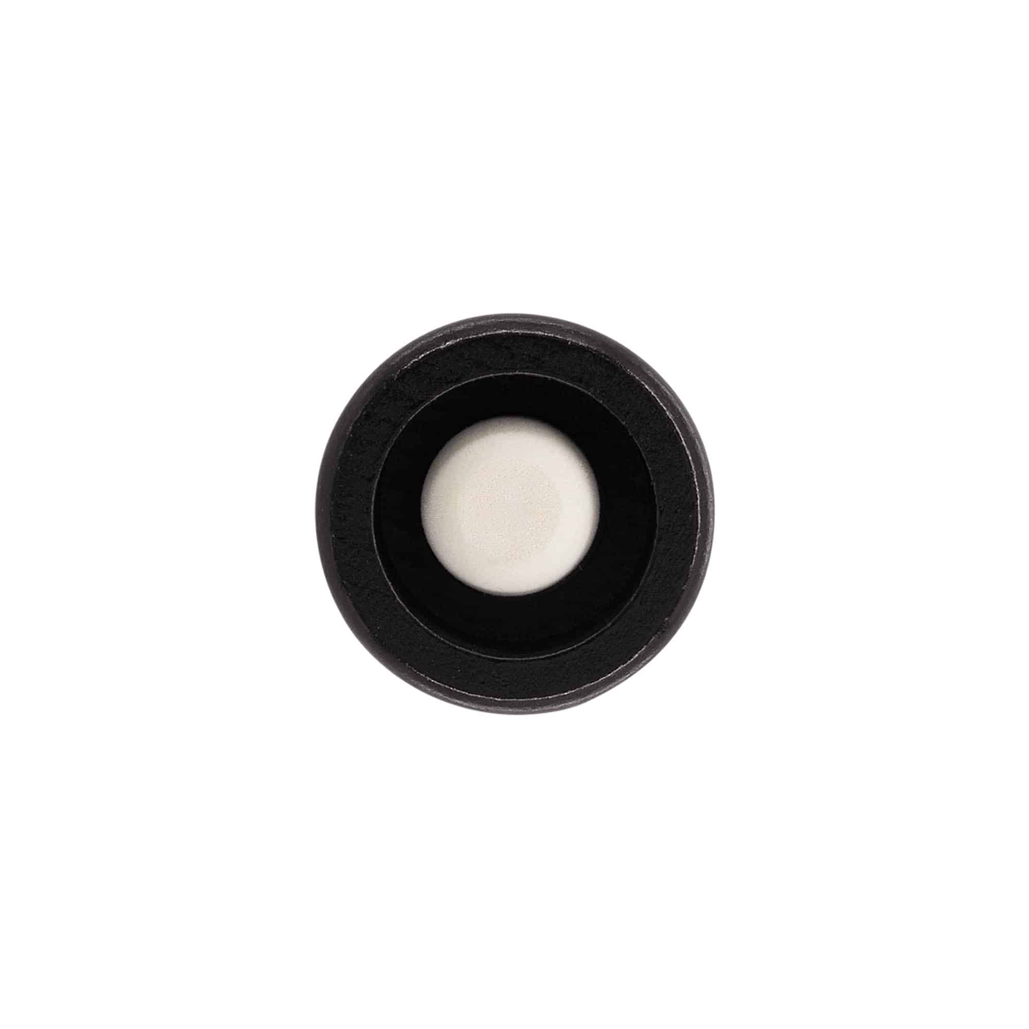 Luonnonkorkit 19 mm, puu, musta, suu: korkki