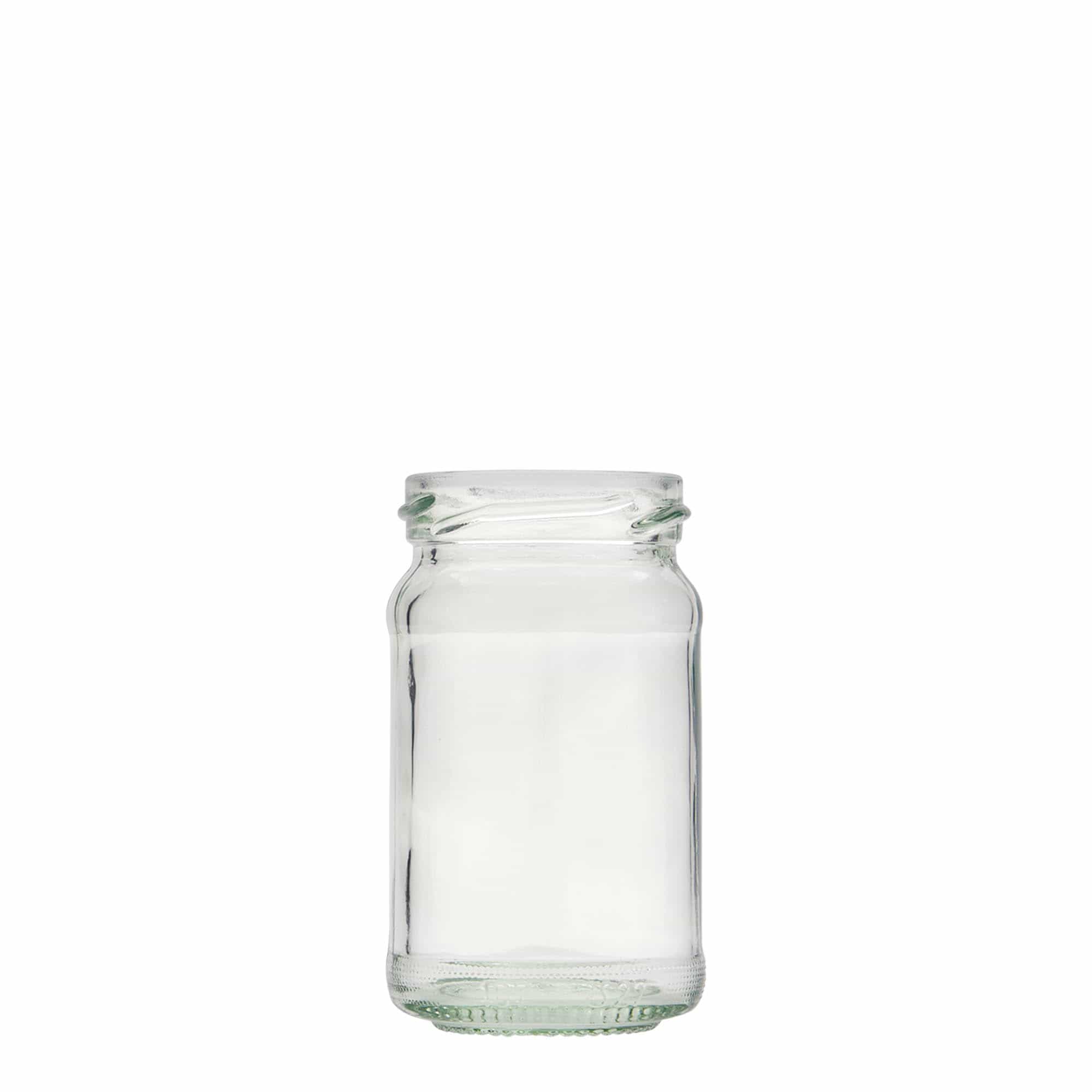 107 ml korkea pyöreä lasi, suuaukko: Twist-Off (TO 48)