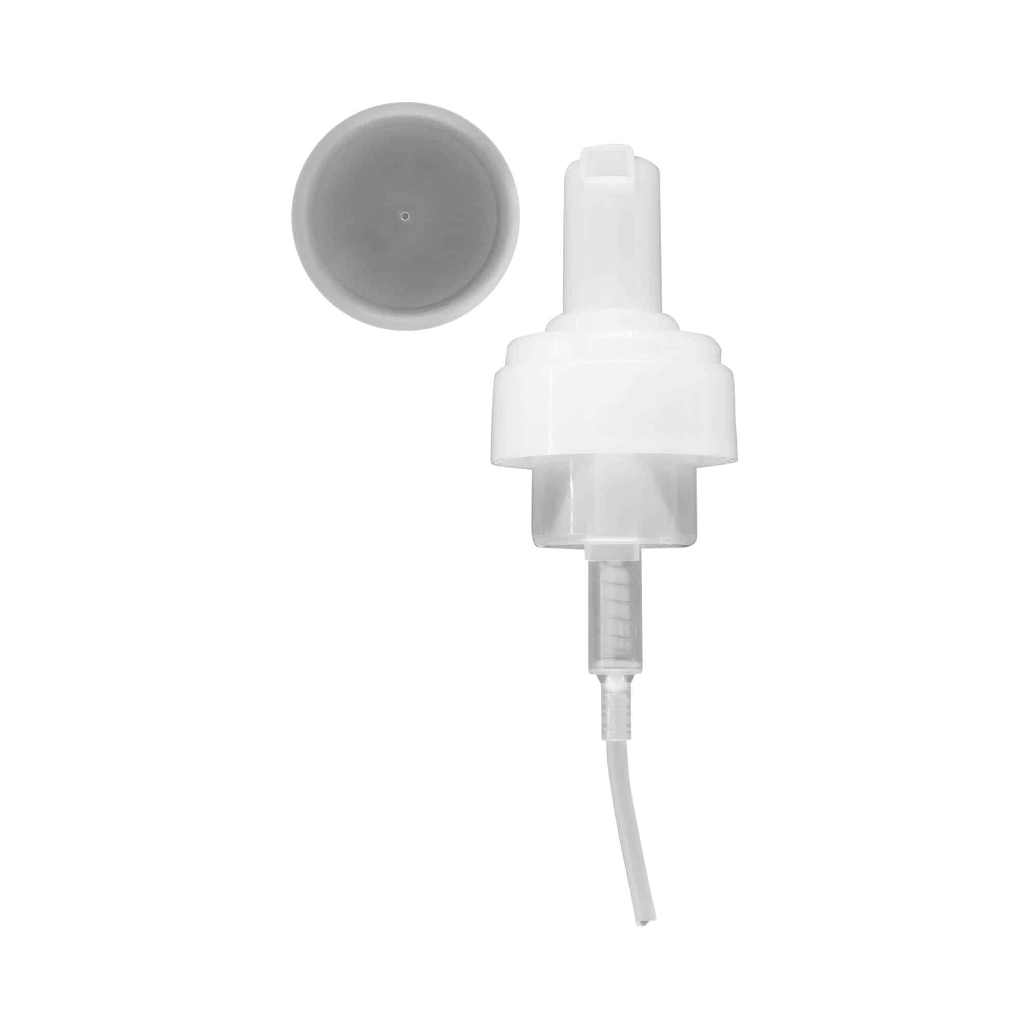 Pumppu 100 ml 'Foamer', PP-muovi, valk., suu: Kierrekorkki