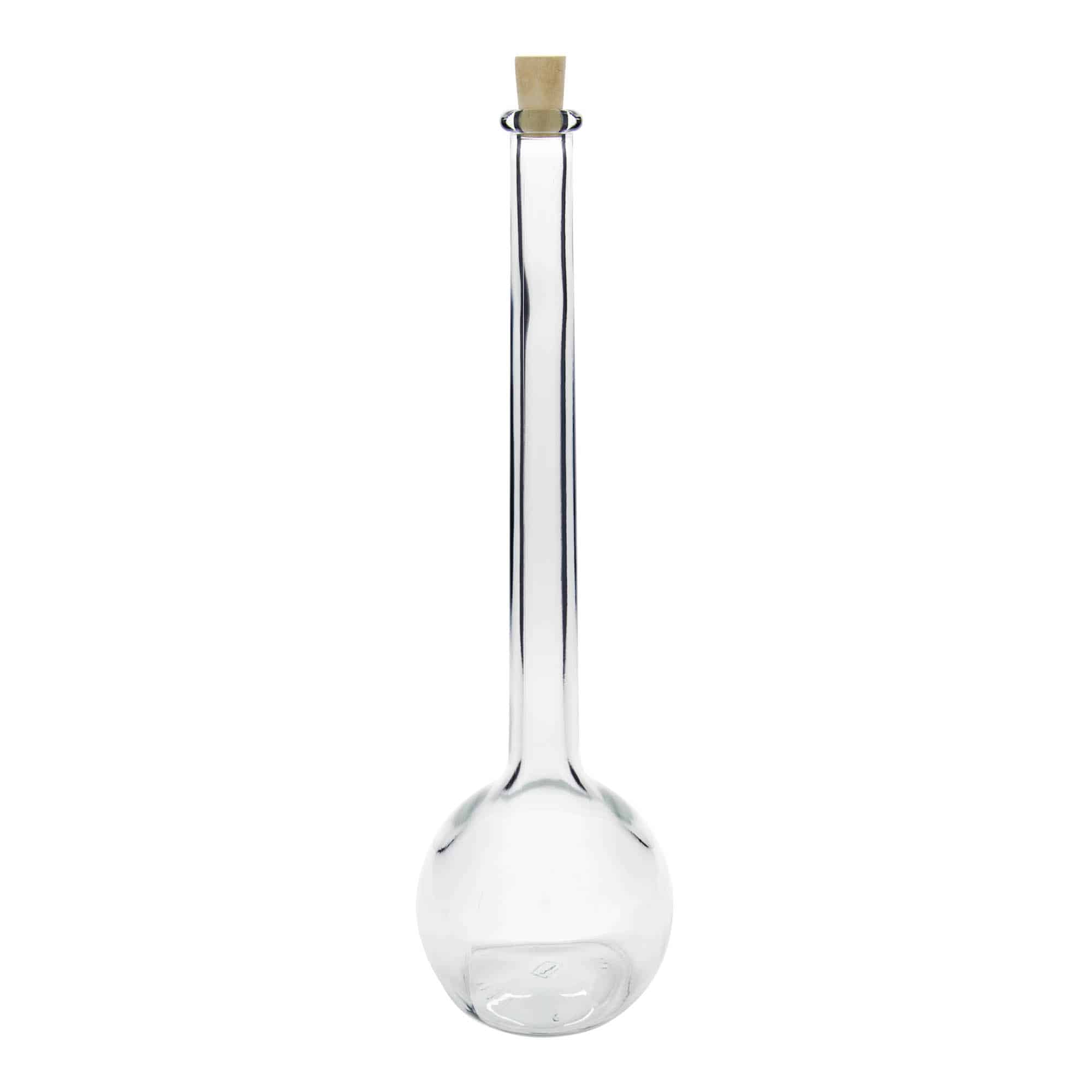 1500 ml lasipullo 'Tulipano', suu: korkki