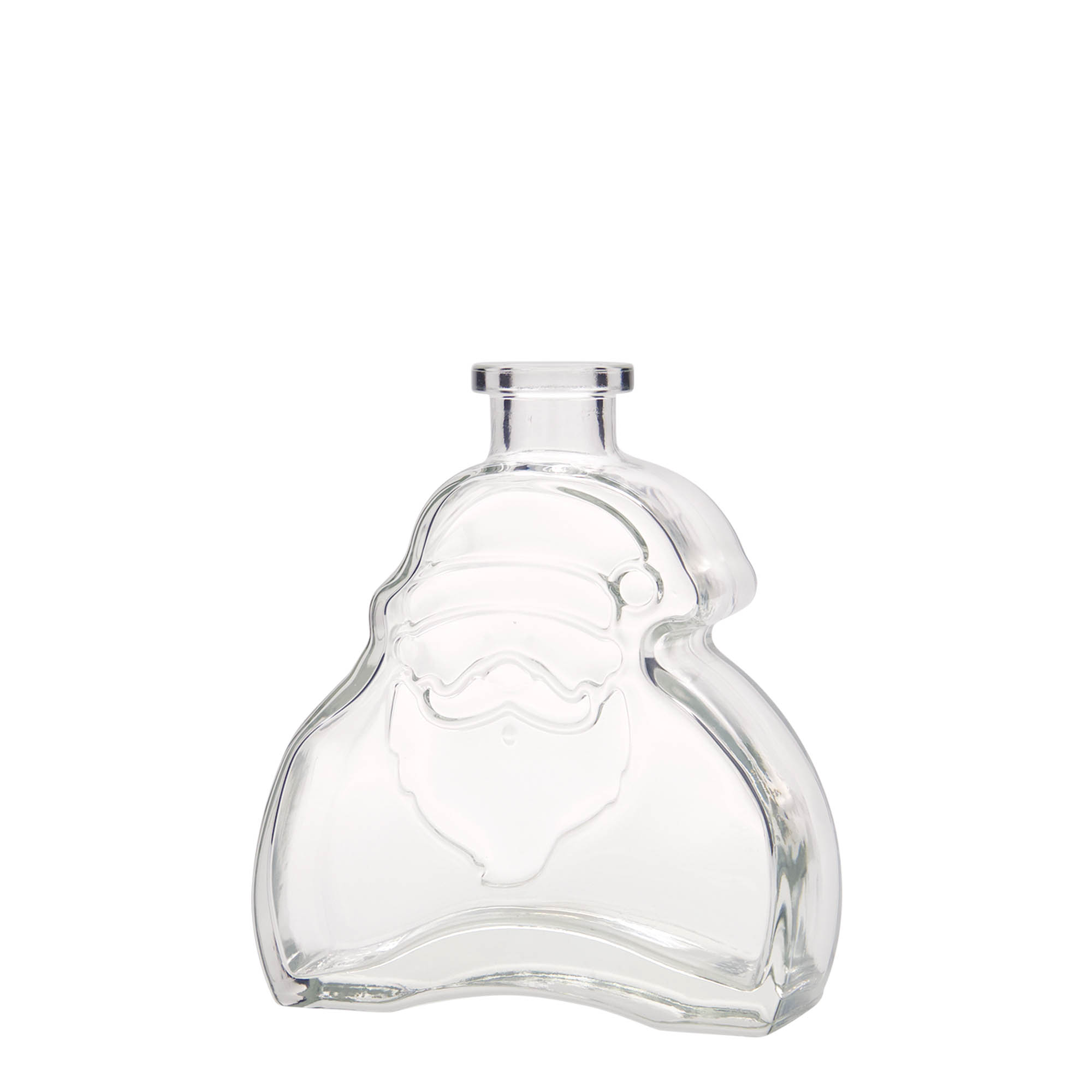 200 ml lasipullo 'Joulupukki', suuaukko: korkki
