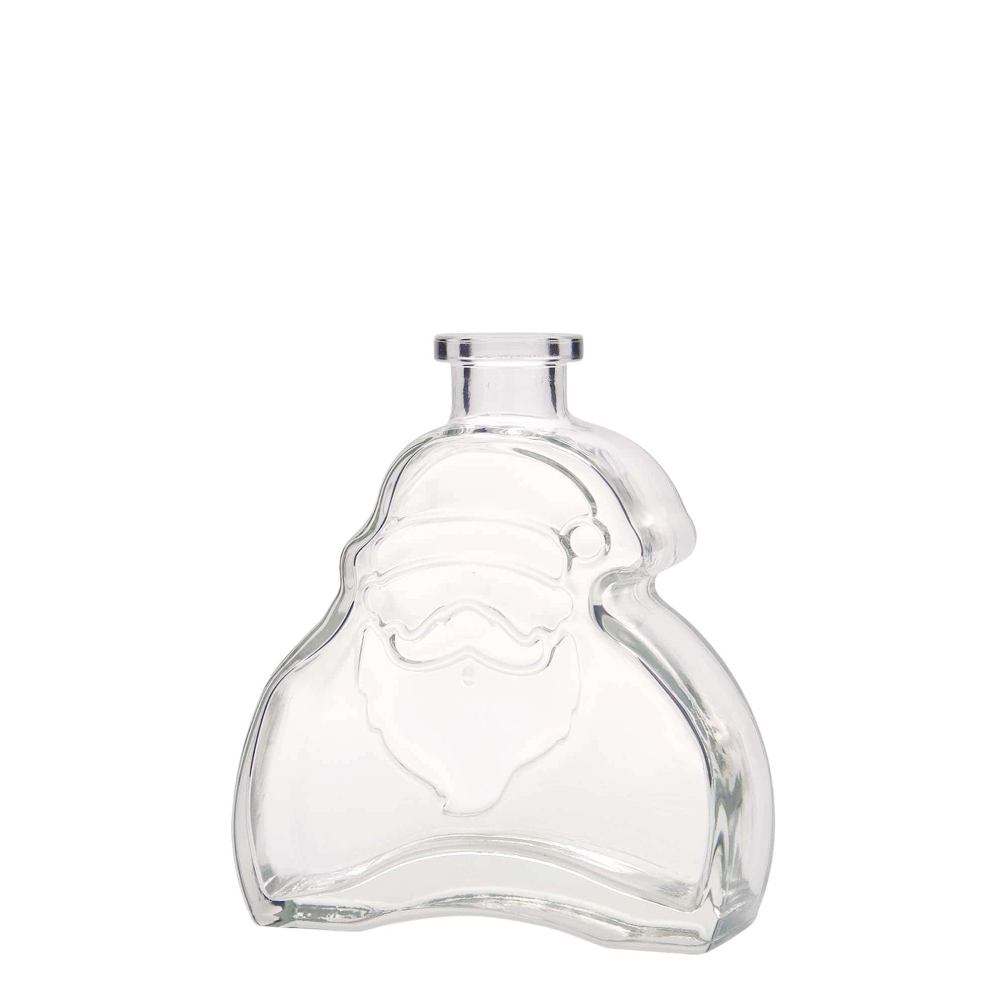 200 ml lasipullo 'Joulupukki', suuaukko: korkki