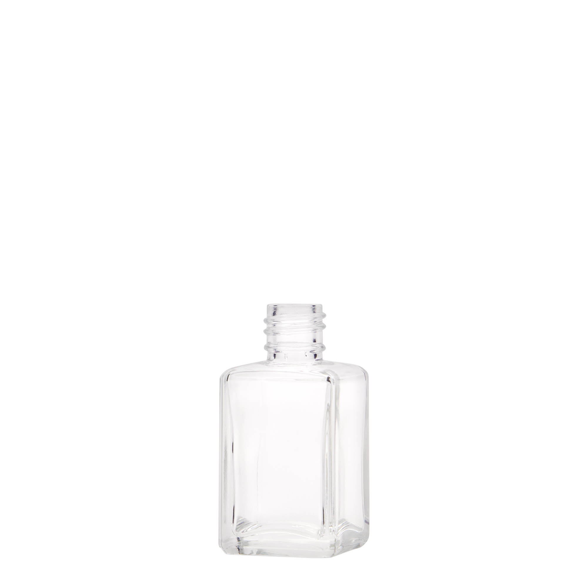 30 ml lasipullo 'Tamme', neliömäinen, suuaukko: PP 18