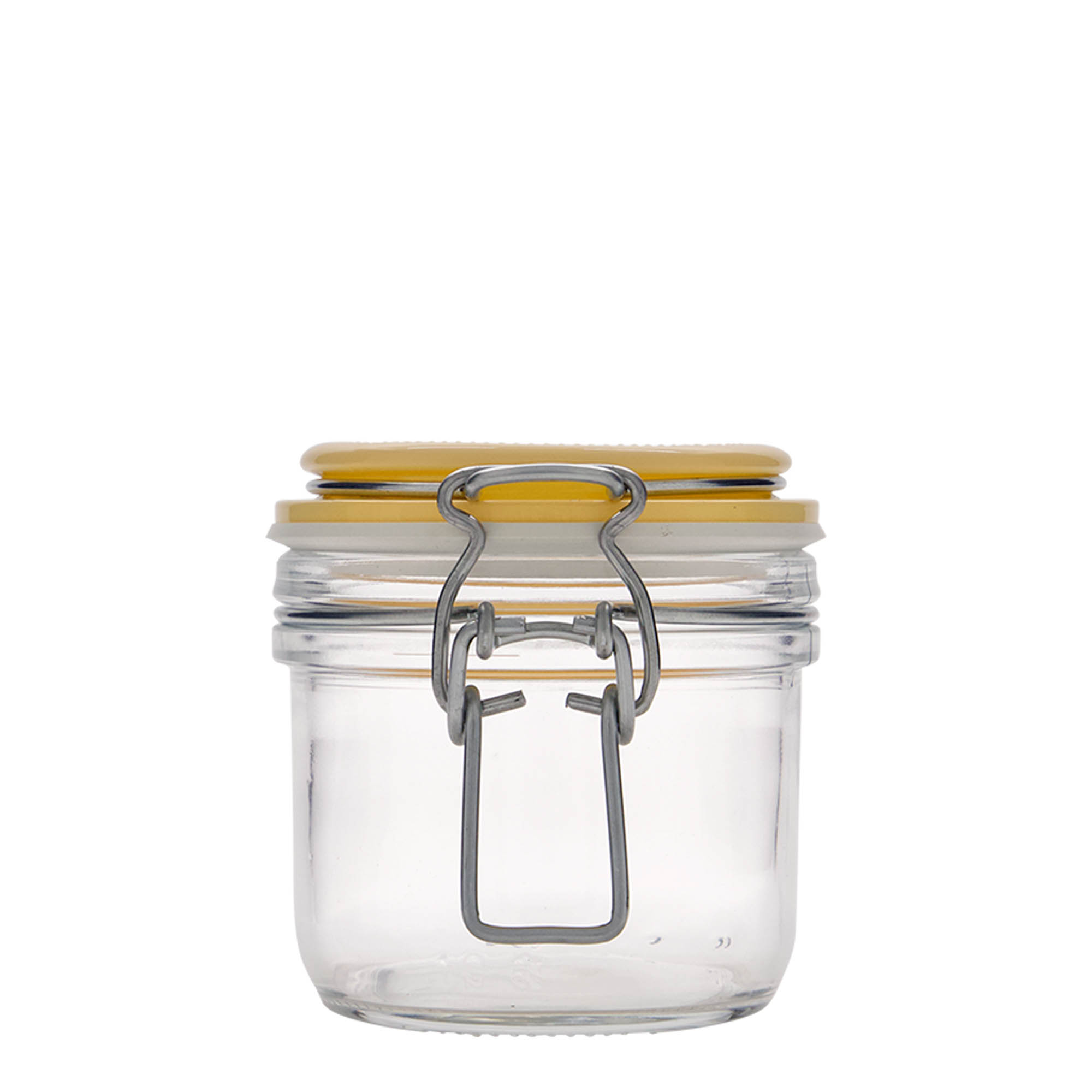 200 ml lankakannellinen lasi 'Fido', keltainen, suuaukko: lankakannellinen suljin 200 ml lankakannellinen lasi 'Fido', keltainen, suuaukko: lankakannellinen suljin