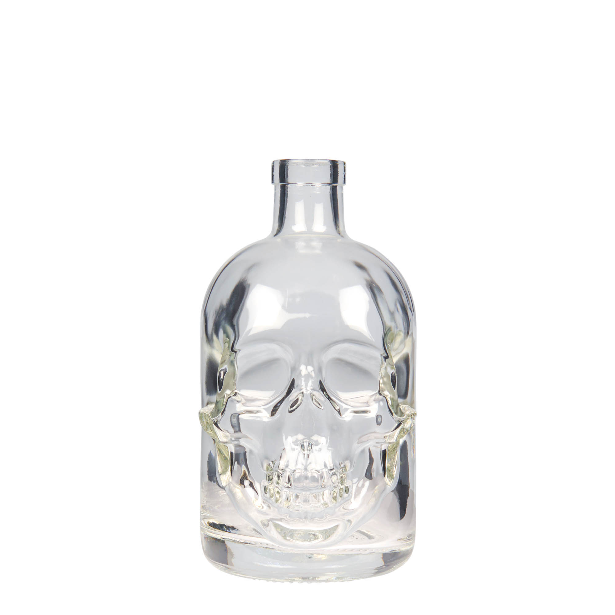 500 ml lasipullo ”Kuolonpää”, suuaukko: korkki