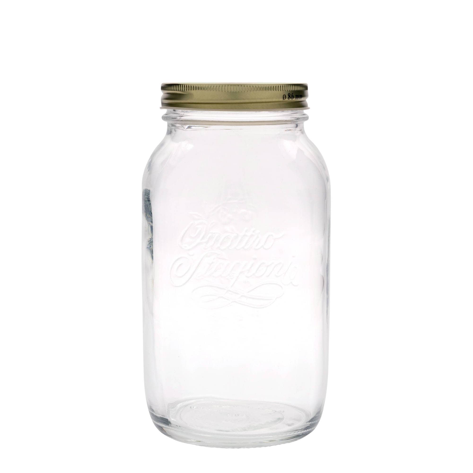 1.500 ml lasi ”Quattro Stagioni”, suuaukko: ruuvikorkki