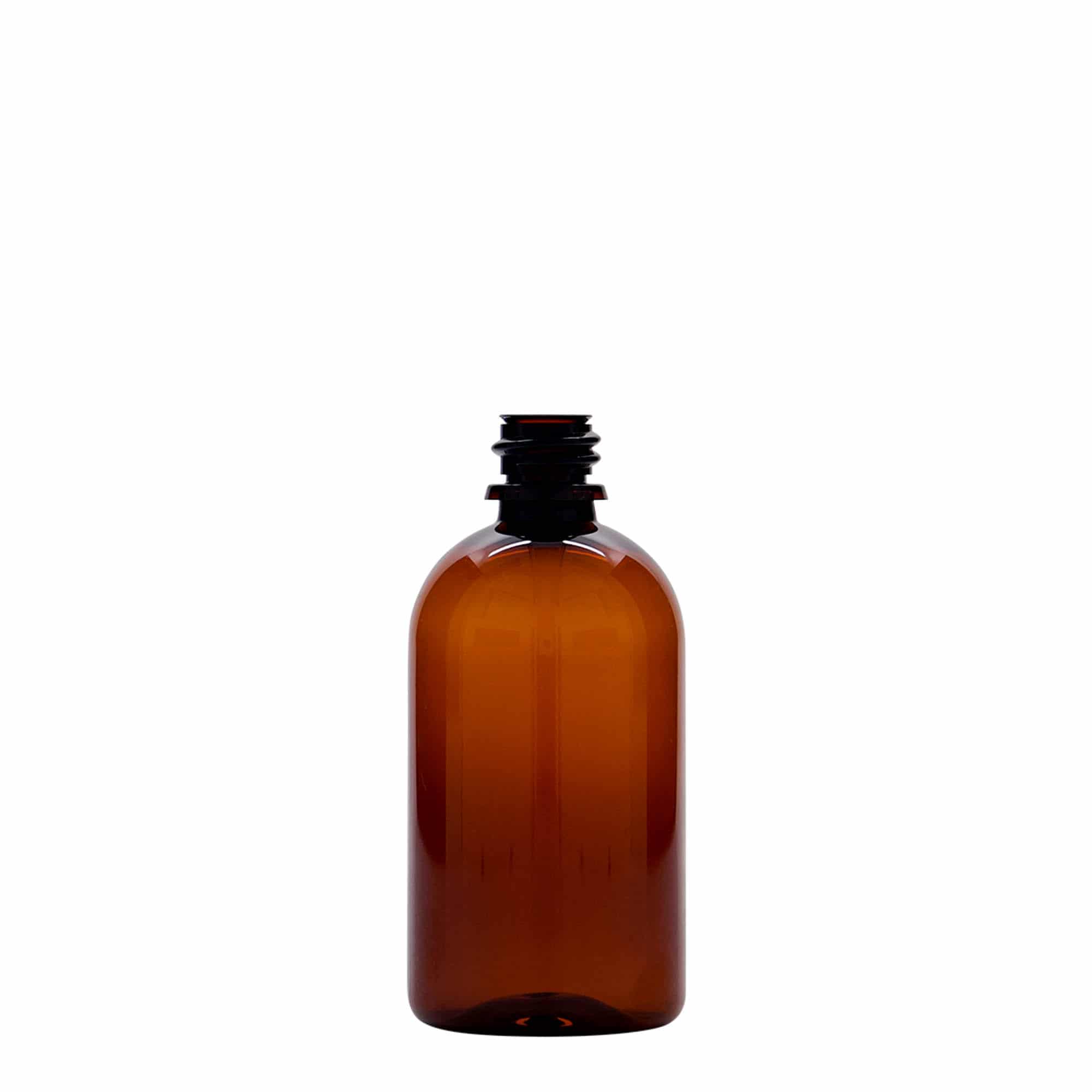 100 ml PET-lääkepullo 'Easy Living', ruskea, muovi, suu: DIN 18 100 ml PET-lääkepullo 'Easy Living', ruskea, muovi, suu: DIN 18