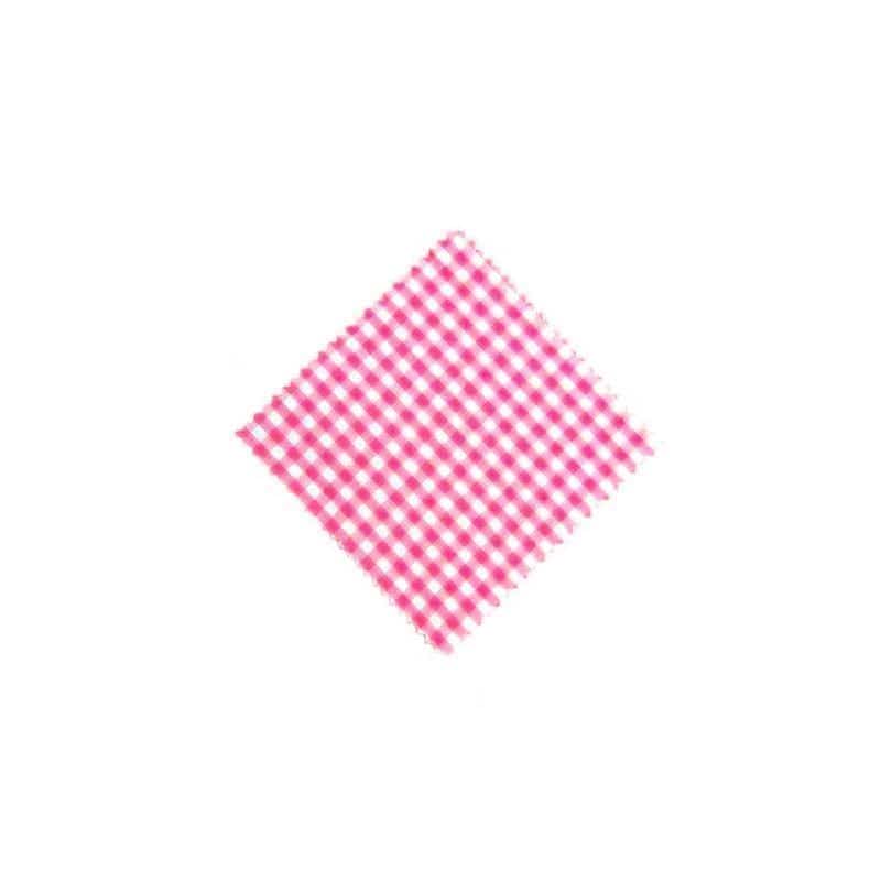 Kangaskansi ruutu 12x12, neliö, tekstiili, pinkki, suu: TO38-TO53 Kangaskansi ruutu 12x12, neliö, tekstiili, pinkki, suu: TO38-TO53