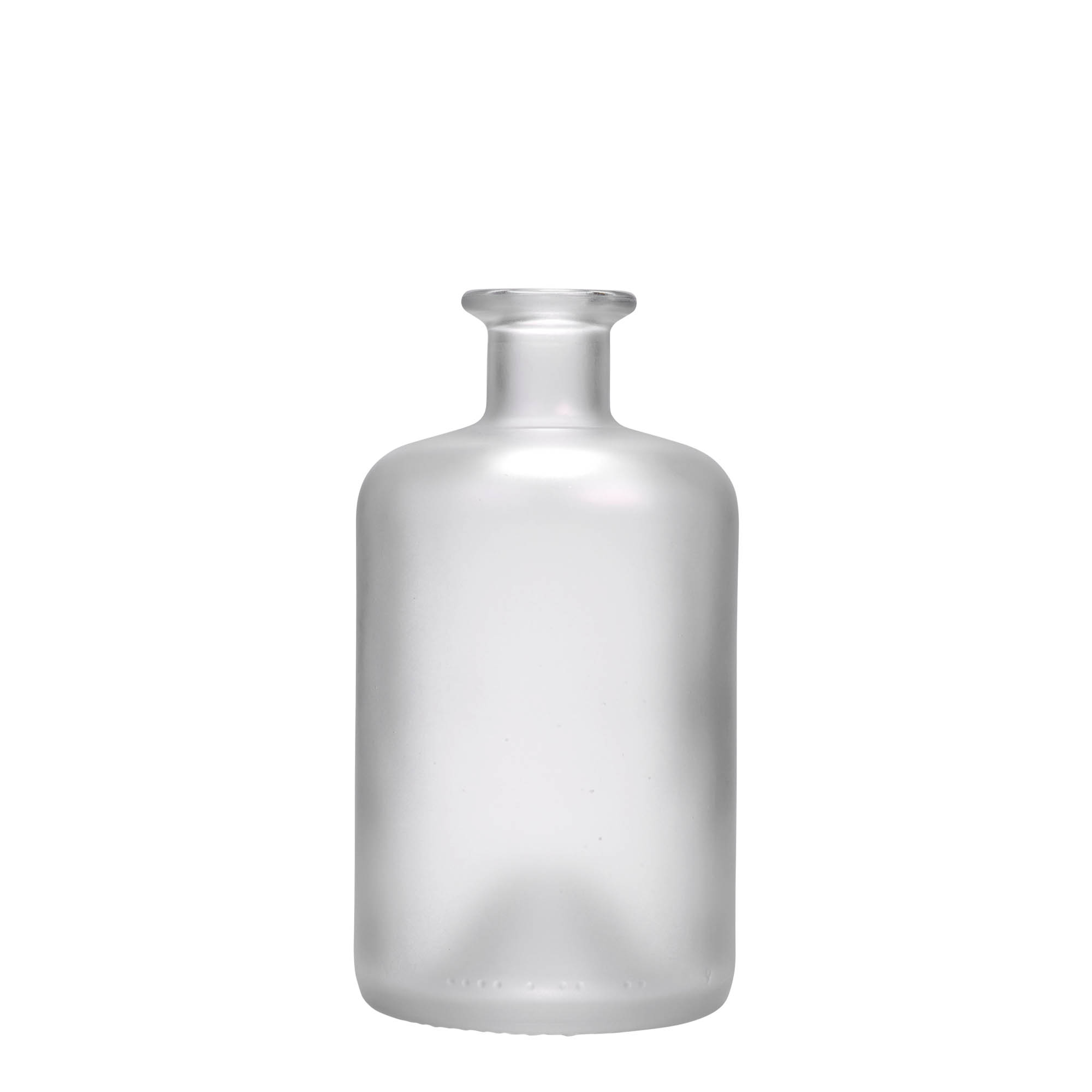 500 ml lasipullo apteekkarille, jäähdytetty, suuaukko: korkki