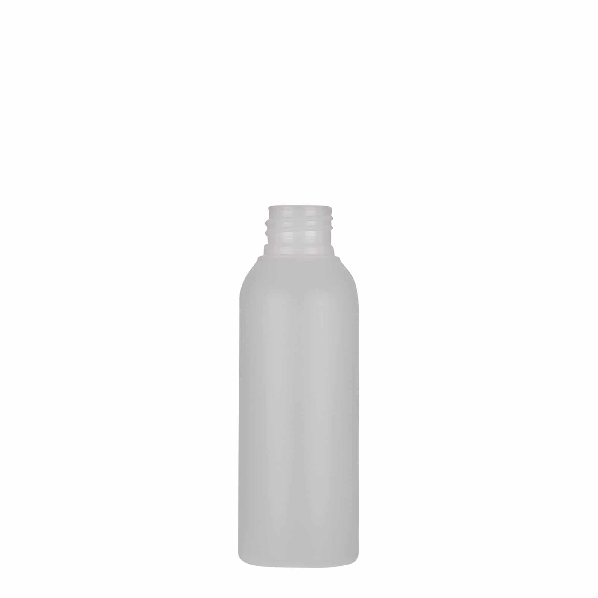 100 ml muovipullo 'Tuffy', HDPE, luonnonväri, suuaukko: 24/410