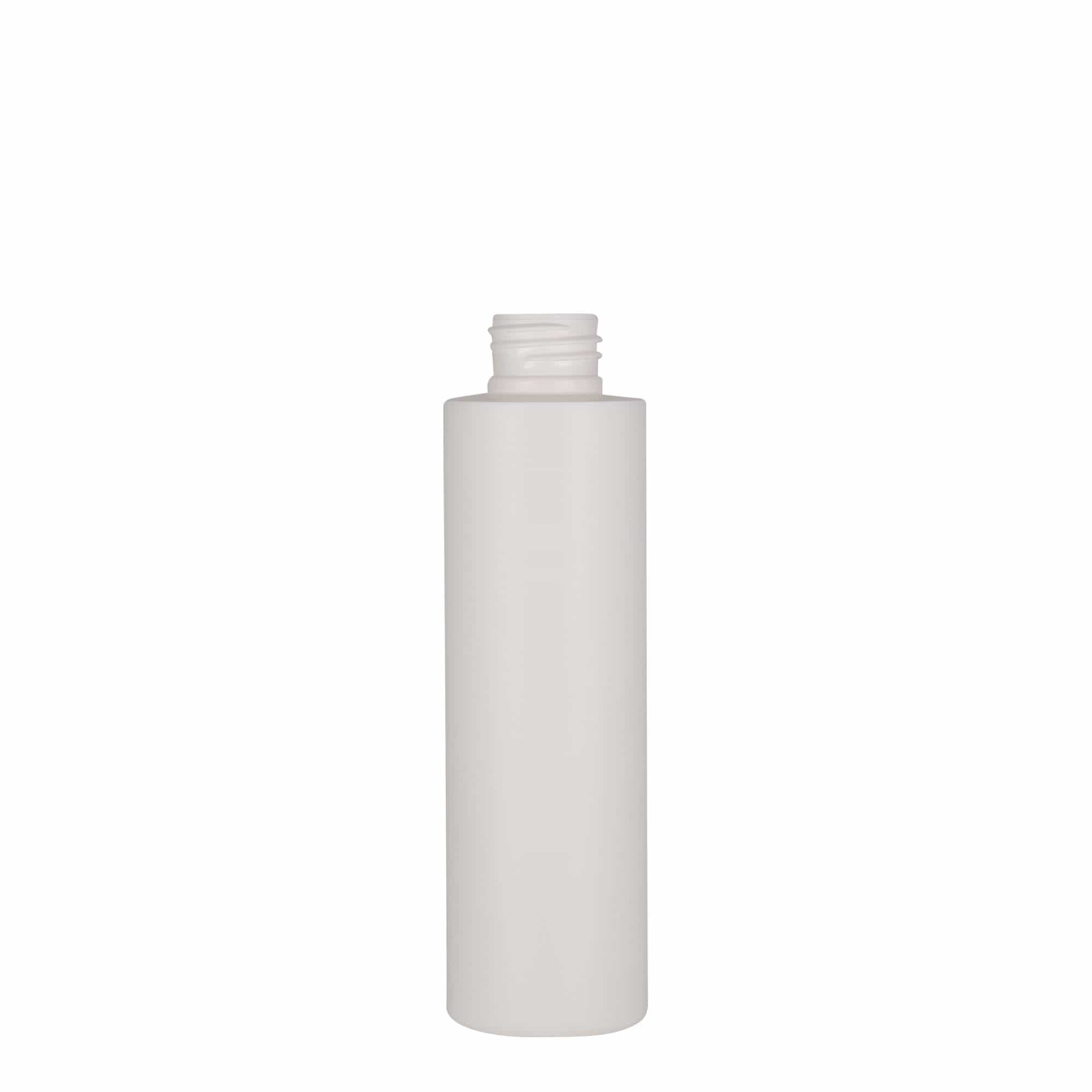 150 ml muovipullo 'Pipe', HDPE, valkoinen, suuaukko: 24/410