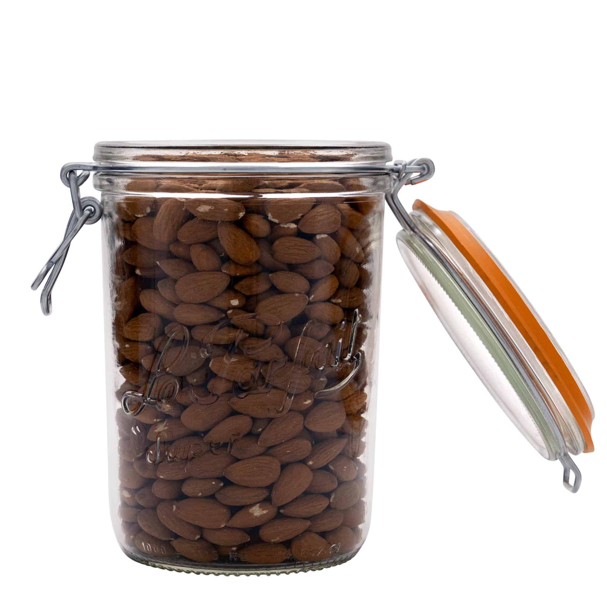 1000 ml patenttikorkillinen lasipurkki 'Le Parfait Super Terrine', suu: patenttikorkki