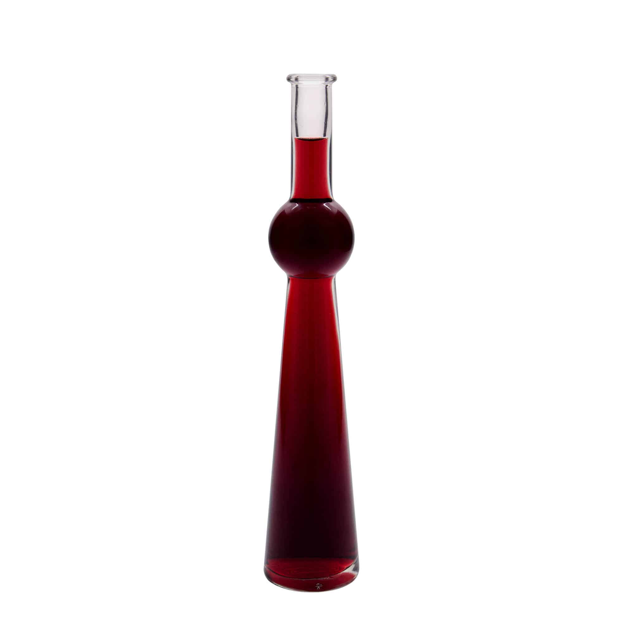 200 ml lasipullo 'Supernova', suu: korkki