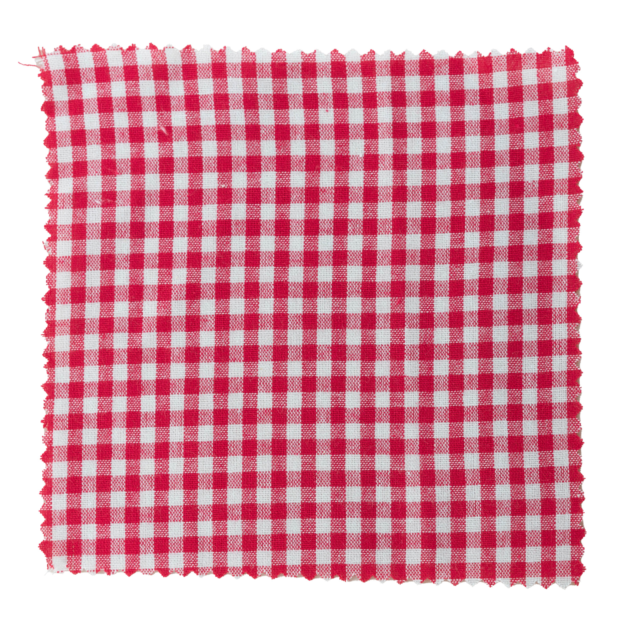 Neliönmuotoinen ruudullinen kangasliina 15x15, tekstiili, punainen, suuaukko: TO58-TO82