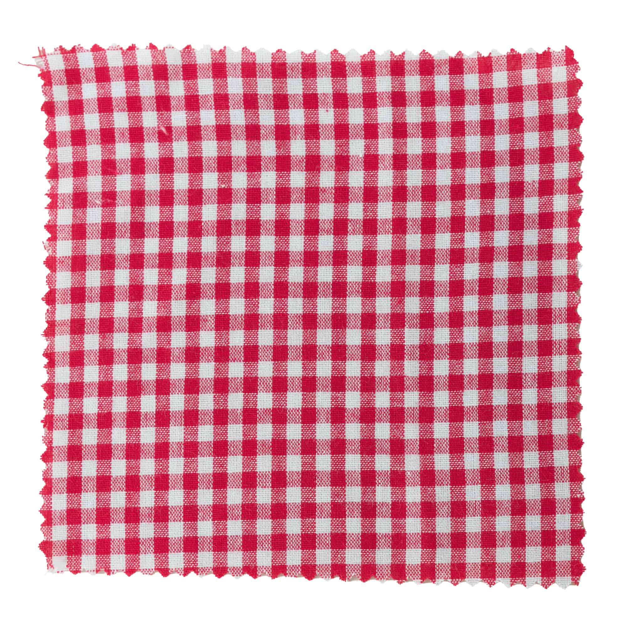 Neliönmuotoinen ruudullinen kangasliina 15x15, tekstiili, punainen, suuaukko: TO58-TO82