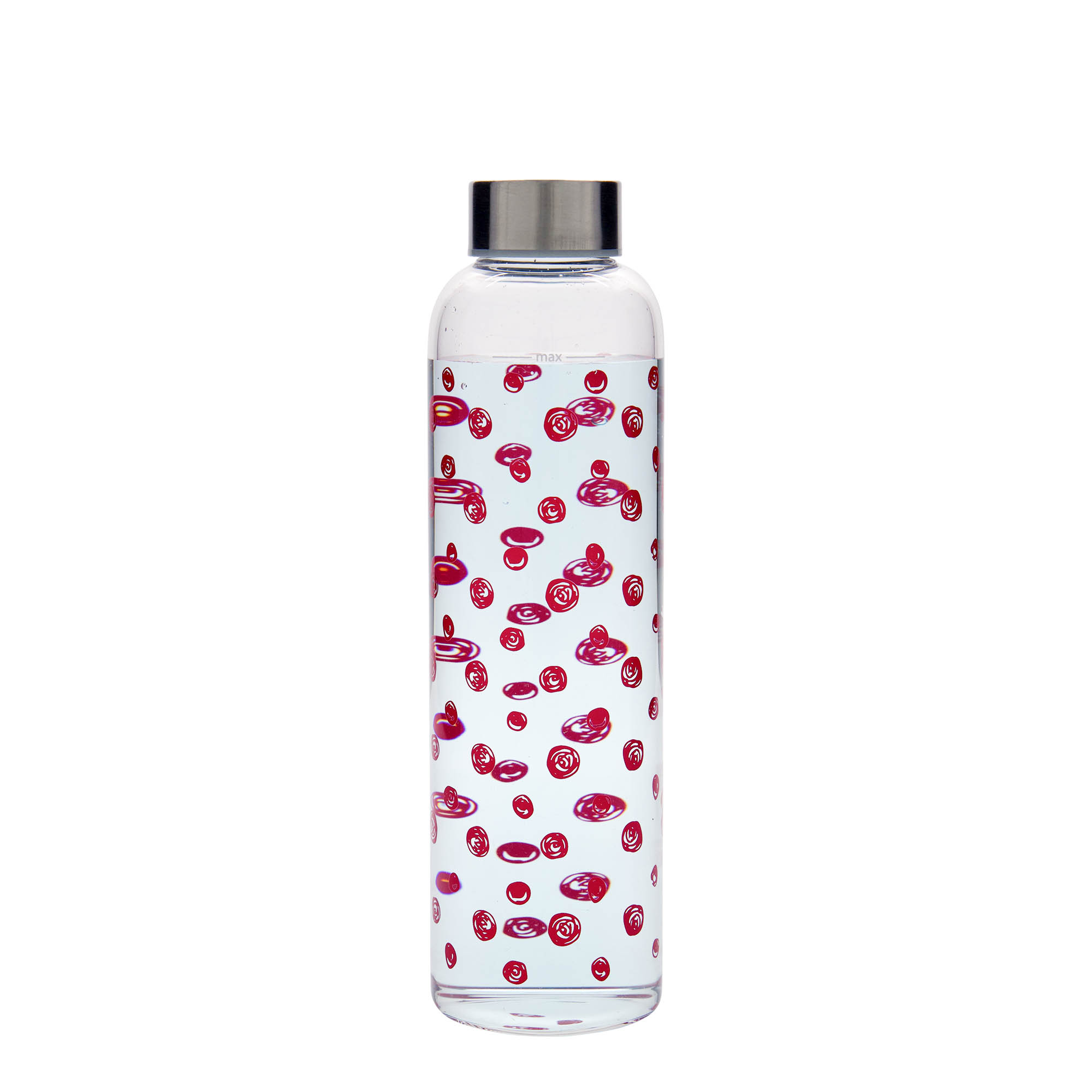 500 ml juomapullo 'Perseus - Punaiset pisteet', suuaukko: ruuvikorkki