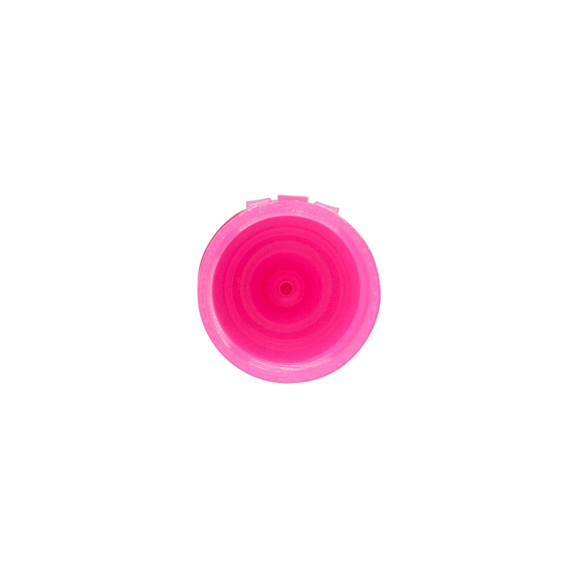 Kierrekorkki sarana, PP-muovi, pinkki, suu: 24/410