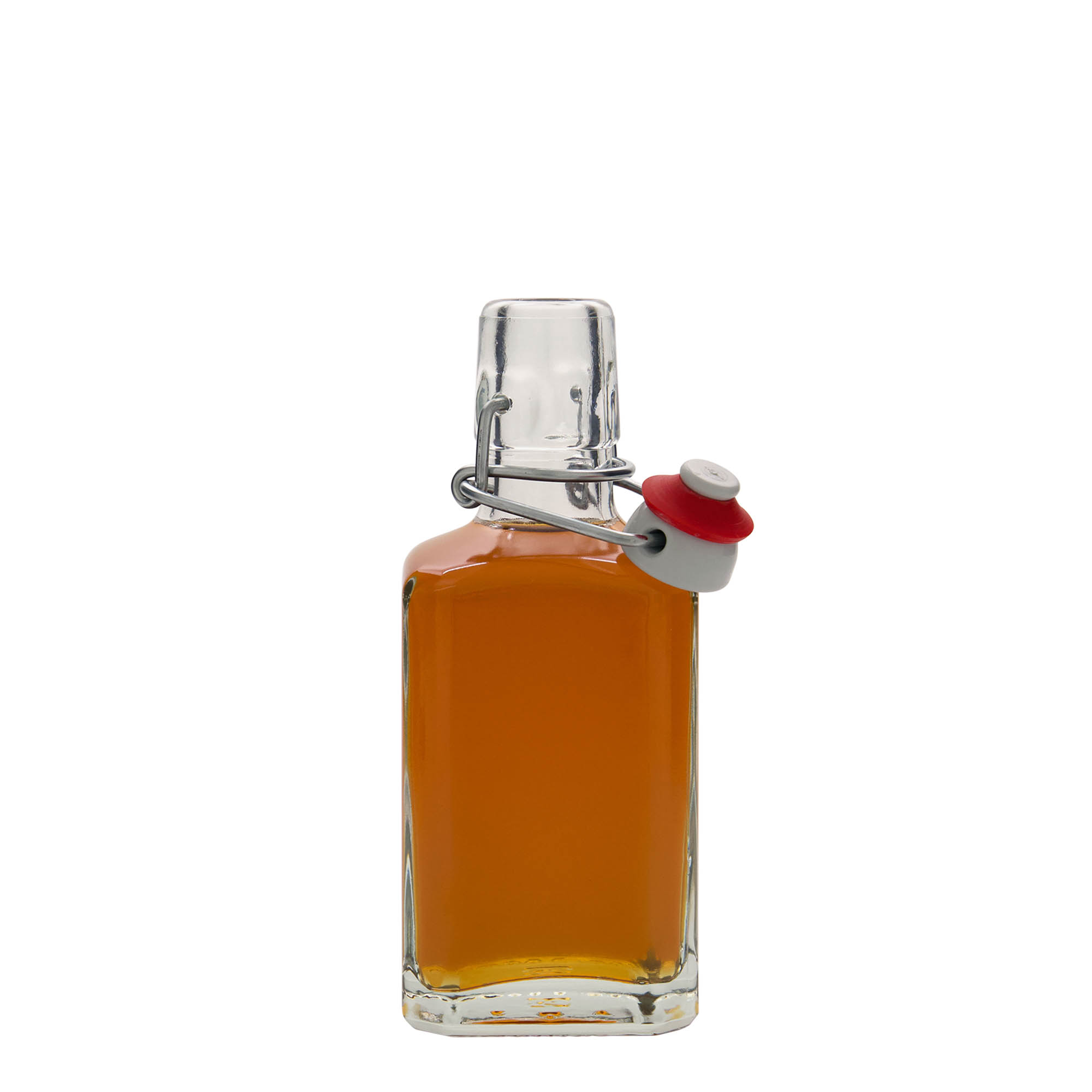 250 ml lasipullo 'Rialto', neliömäinen, suuaukko: pikalukko 250 ml lasipullo 'Rialto', neliömäinen, suuaukko: pikalukko