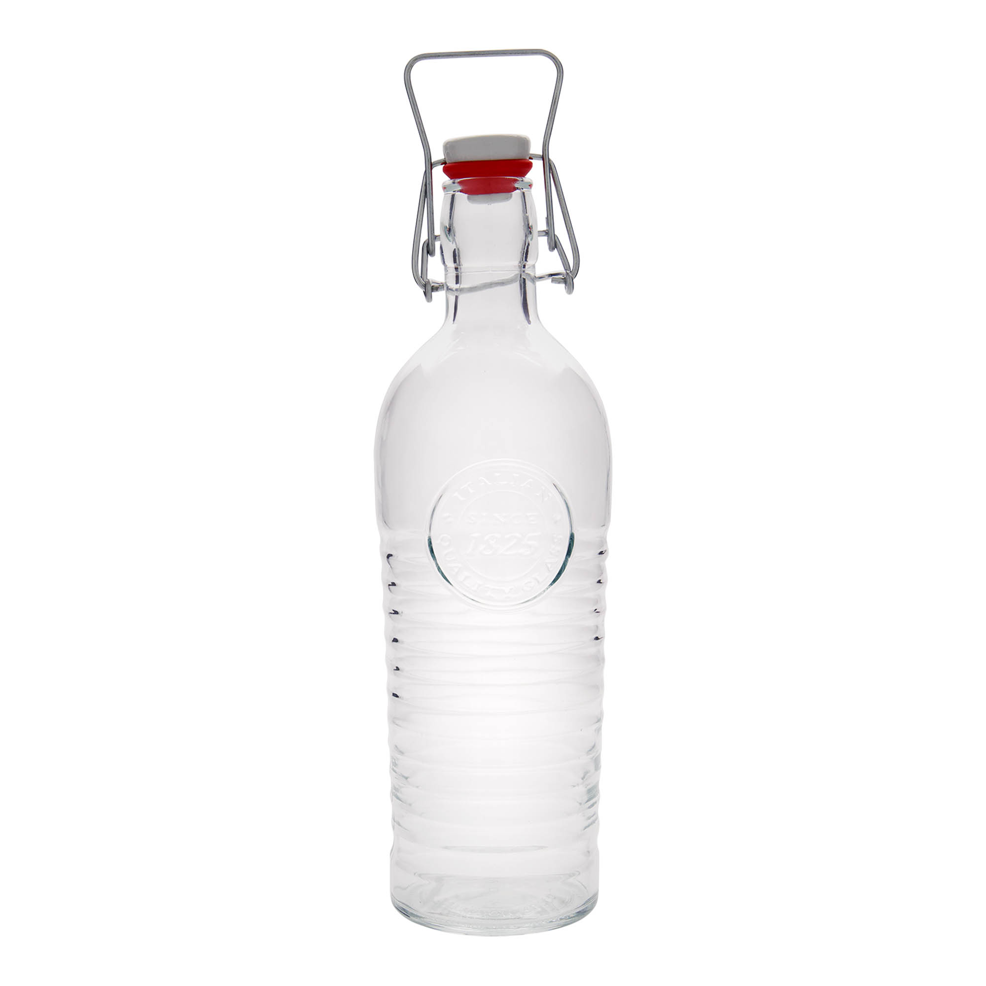 1 200 ml lasipullo 'Officina 1825', suuaukko: kahvalukko